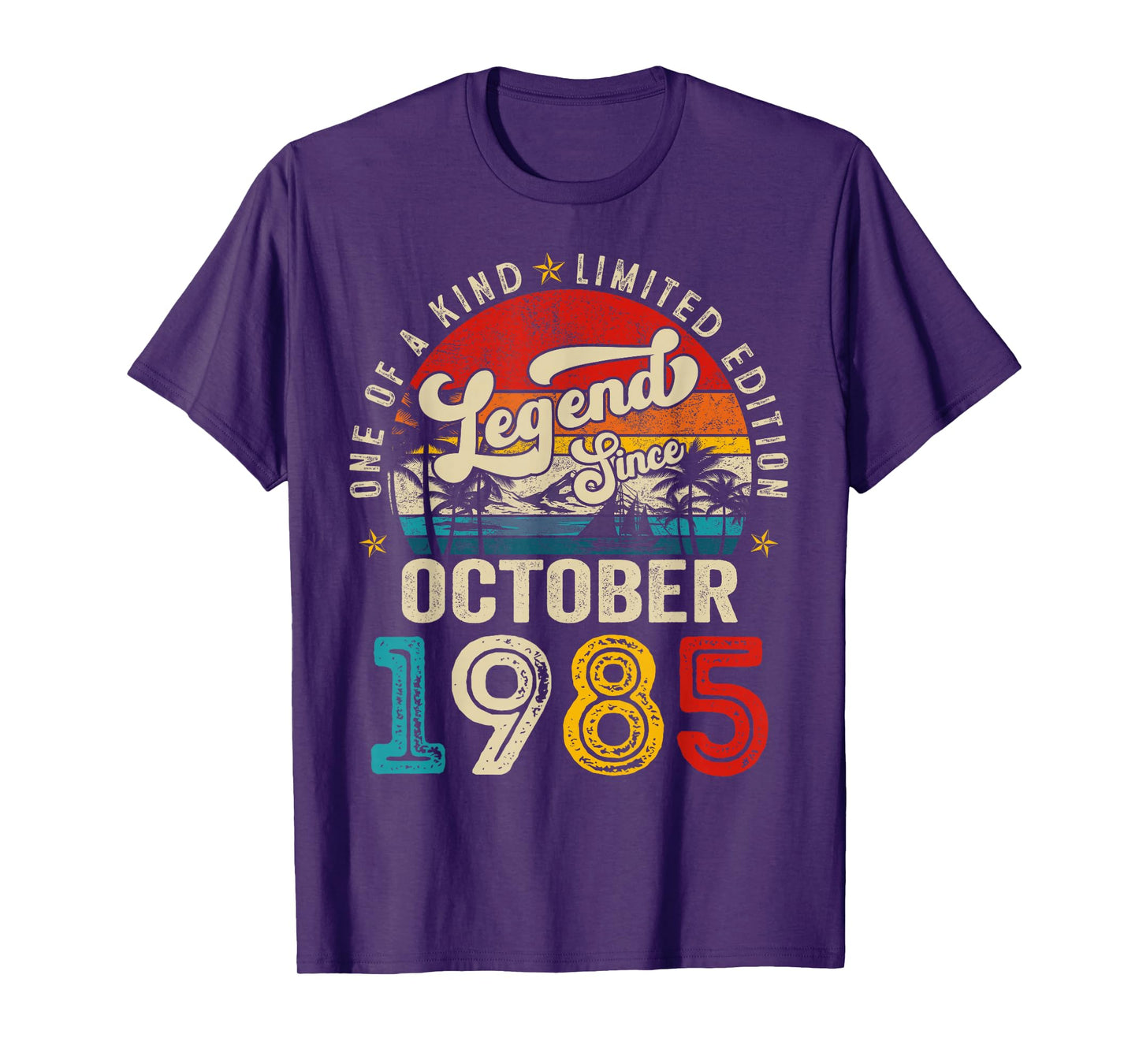 40 Years Old Legend since October 1985 40th Birthday Men Dad T-Shirt