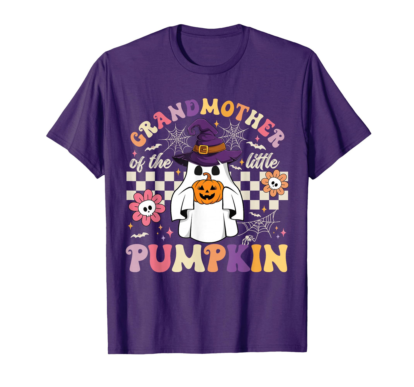 Grandmother of The Little Pumpkin Halloween Spooky Ghost T-Shirt