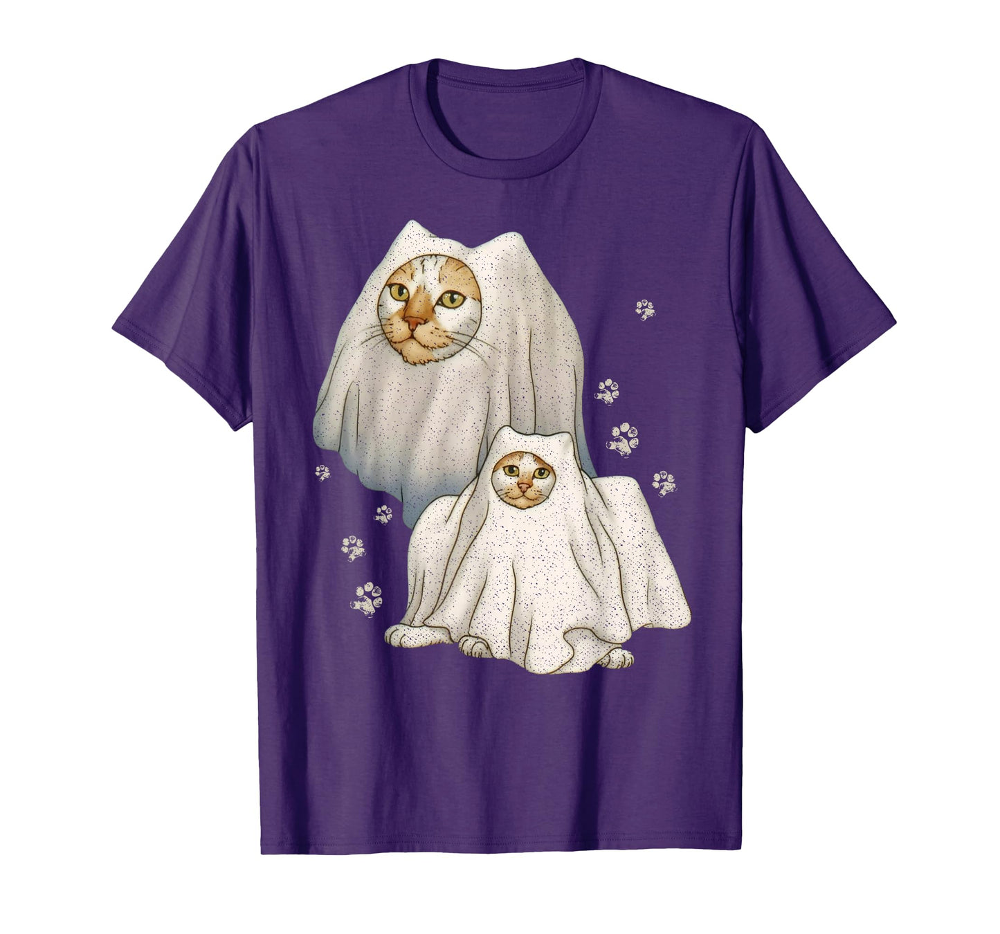 Cute Funny Wizard Cat Ghost Weird Kitten Cat Meme Halloween T-Shirt