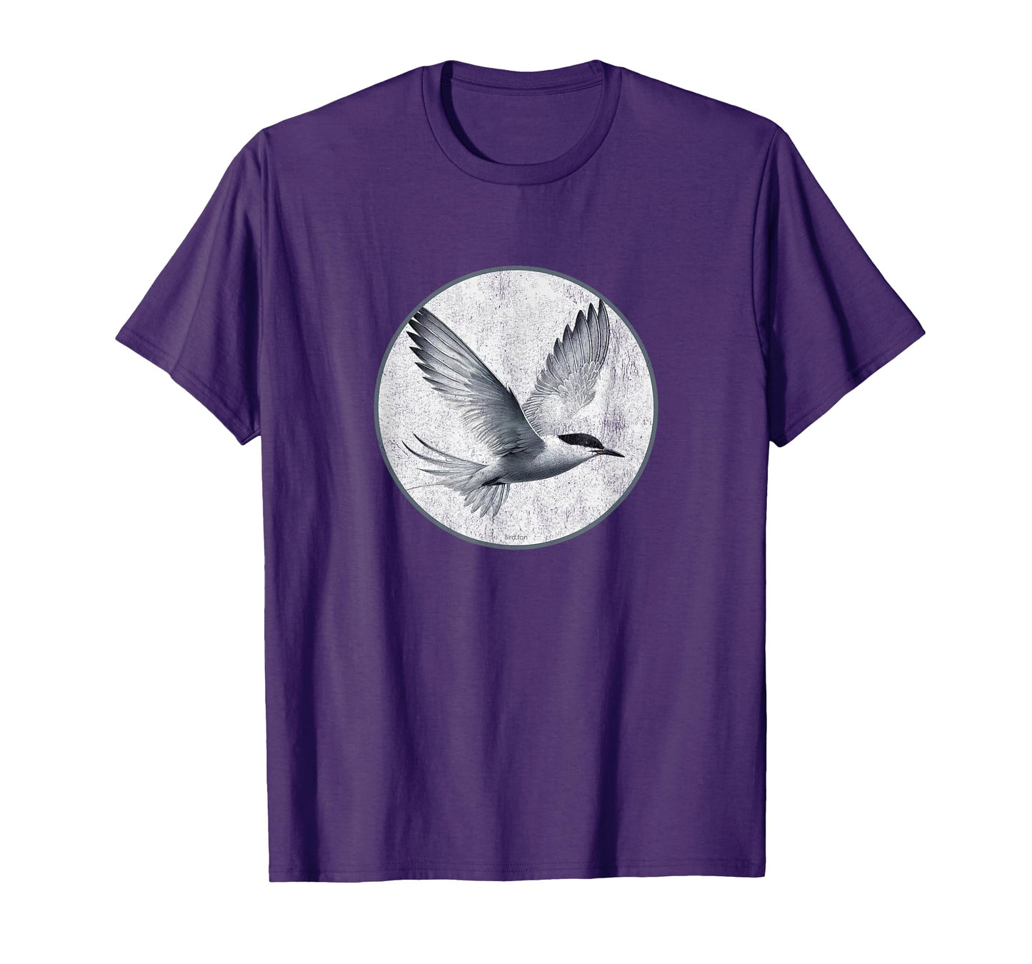 Colorful Retro Aleutian Tern Bird Design T-Shirt