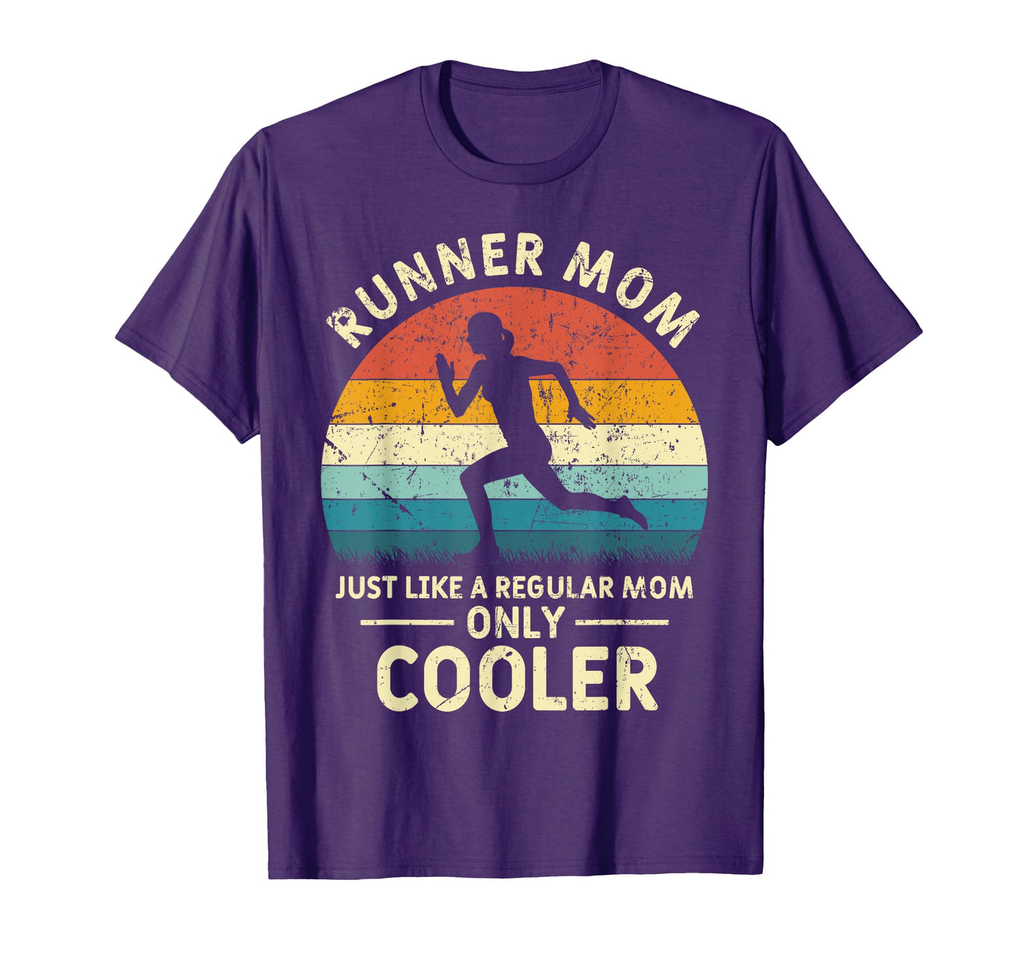 Runner Mom Funny Marathon Running Jogging Mothers Day T-Shirt