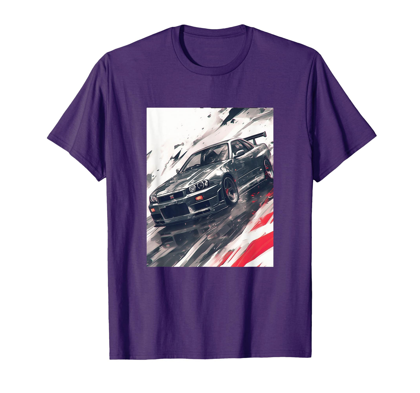 Anime Style Legendary Skyline JDM Gt r 34 Design T-Shirt