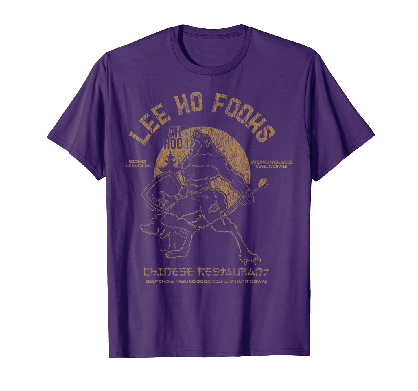 Vintage Lee Ho Fooks Chinese Restaurant Retro Funny T-Shirt