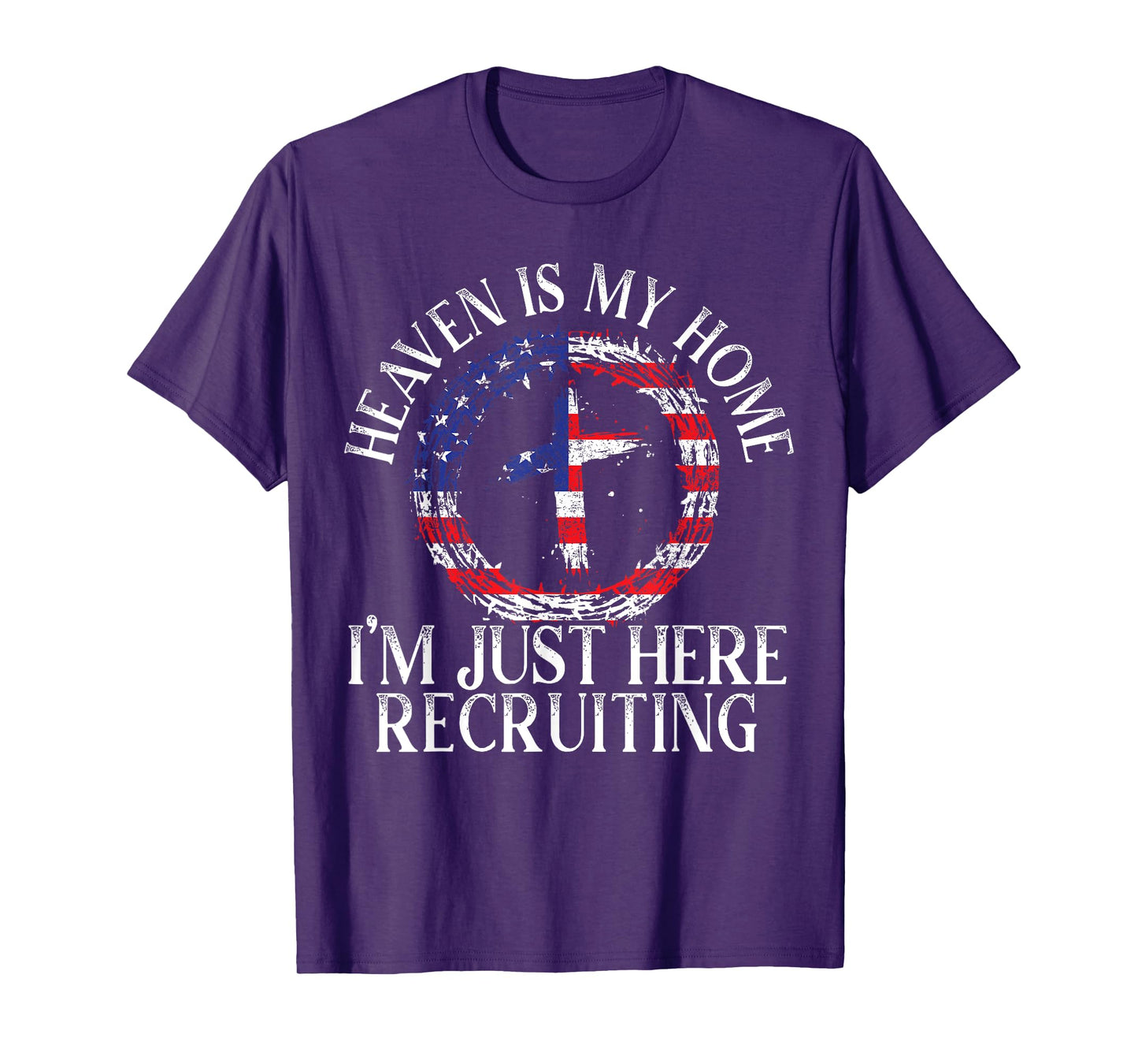 Heaven Is My Home I'm Just Here Recruiting Preacher Pastor T-Shirt