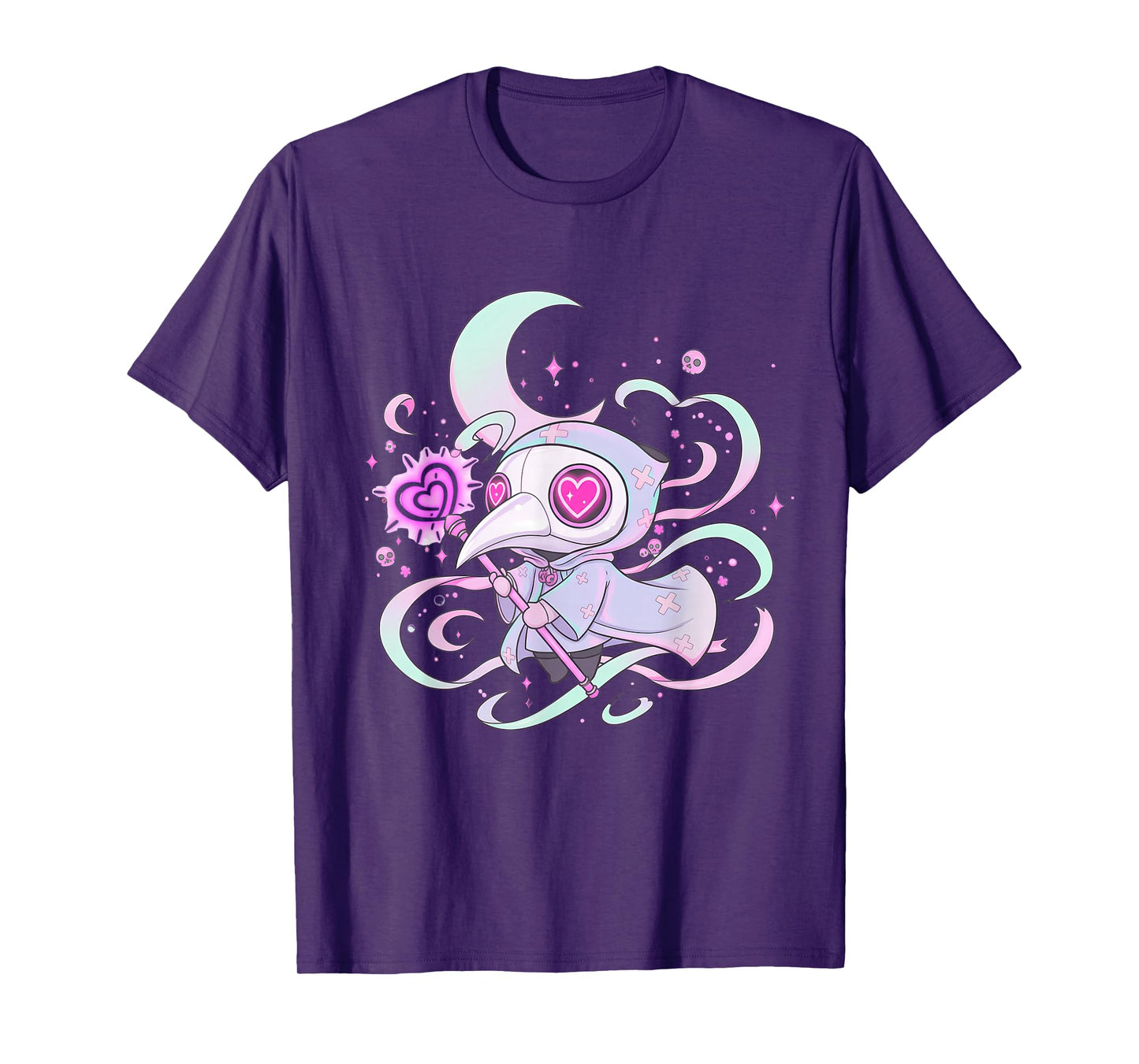 Cute Frog Witch Shirt Kawaii Pastel Goth Chibi Aesthetic Tee T-Shirt