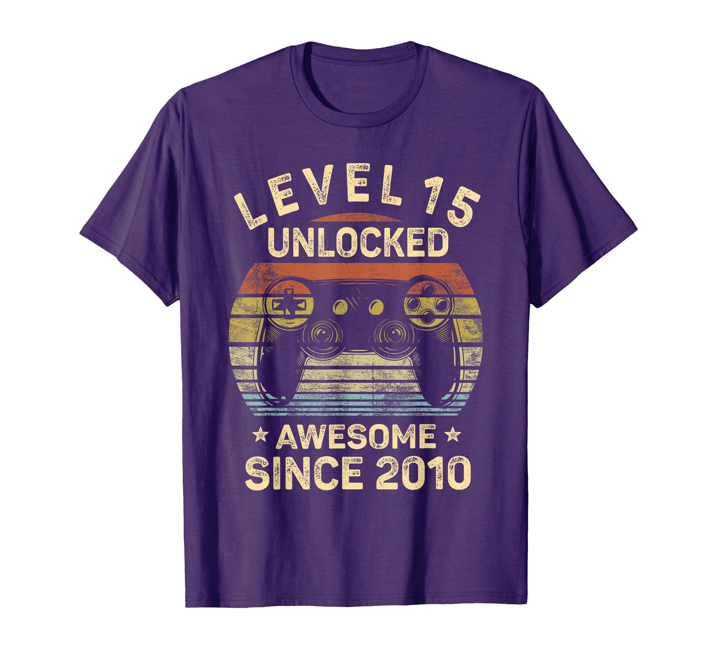 Level 15 Unlocked 15th Birthday 15 Year Old Gifts Gamer Bday T-Shirt