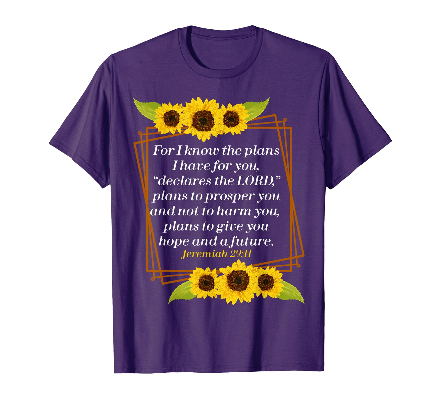Jeremiah 29:11 Bible Christian for Christian T-Shirt