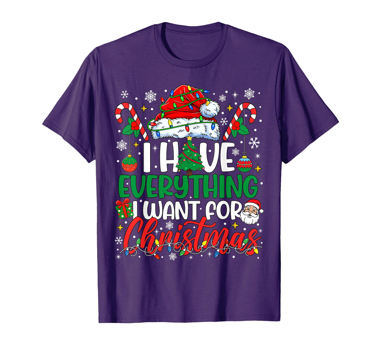I Have Everything I Want for Christmas Its Me I'm Everything T-Shirt