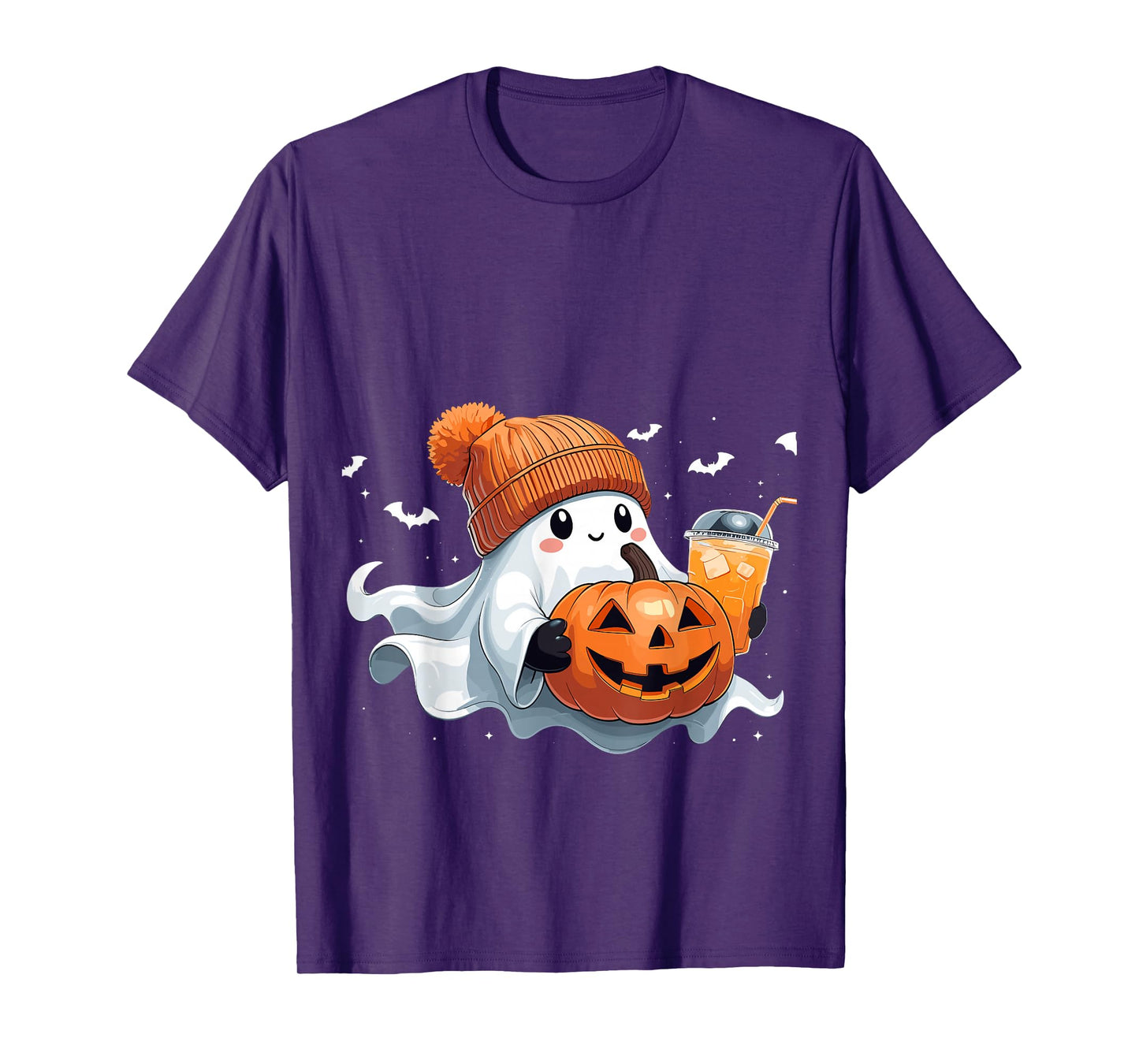 Cute Ghost Halloween Costume Funny Spooky Season T-Shirt