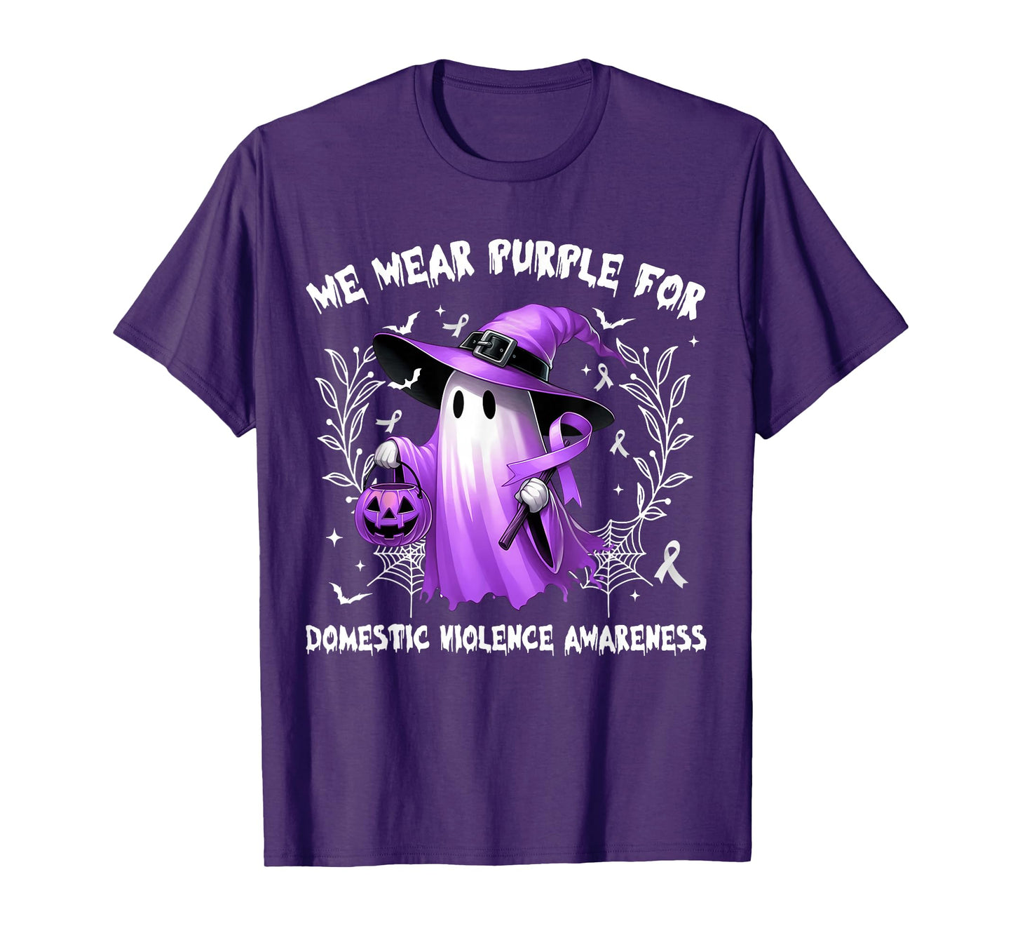 We Wear Purple for Domestic Violence Awareness Costume T-Shirt