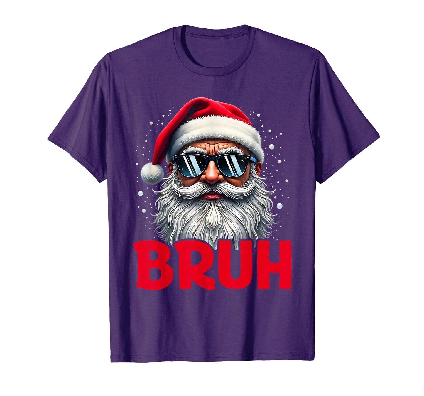 Bruh Meme Funny Saying Bro Greeting Teens Boys Men Christmas T-Shirt
