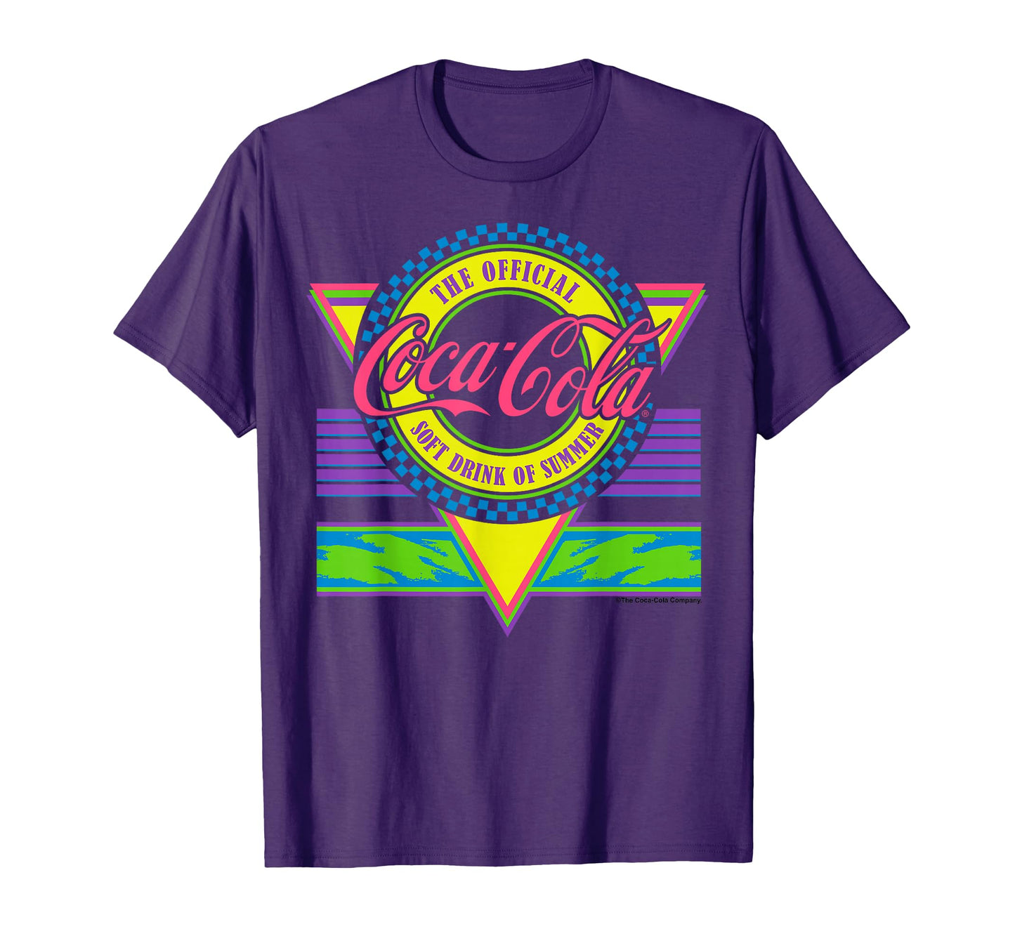 Coca-Cola The Official Soft Drink Of Summer Retro Logo T-Shirt