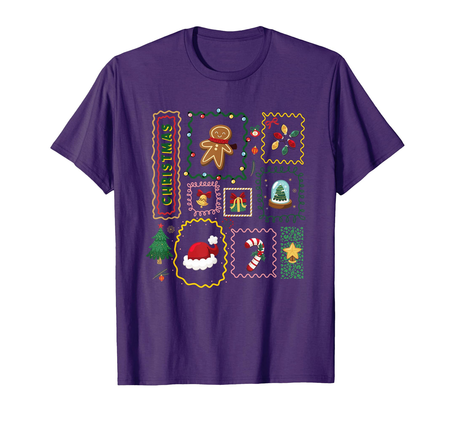 Merry Christmas Coquette Bow Santa Cozy Winter Holiday Party T-Shirt