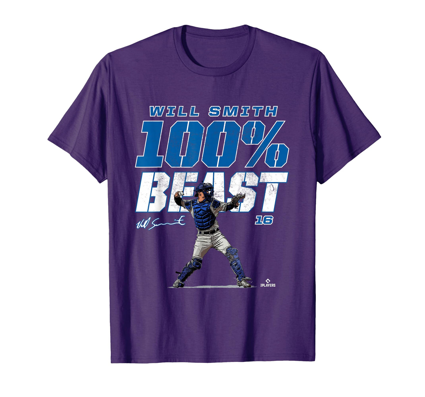 100% Beast Will Smith Los Angeles MLBPA T-Shirt