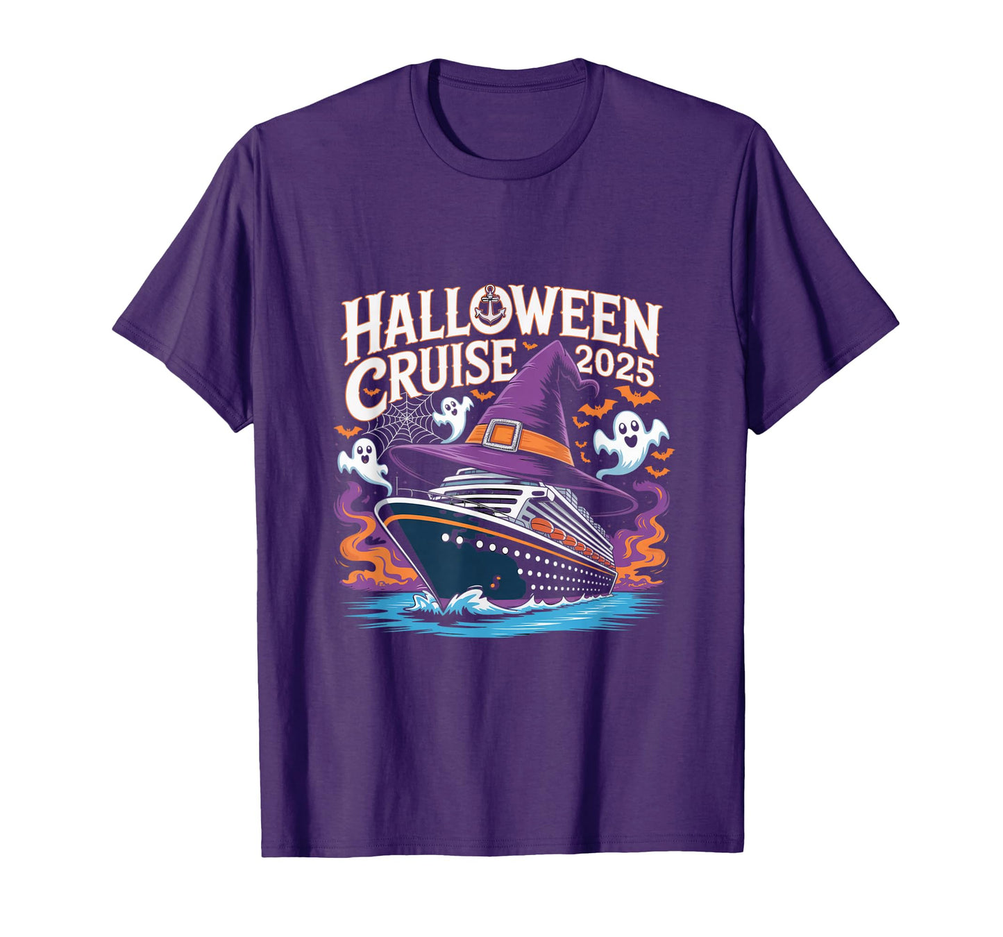 Halloween Cruise 2025 – Spooky Haunted Ship Vacation T-Shirt