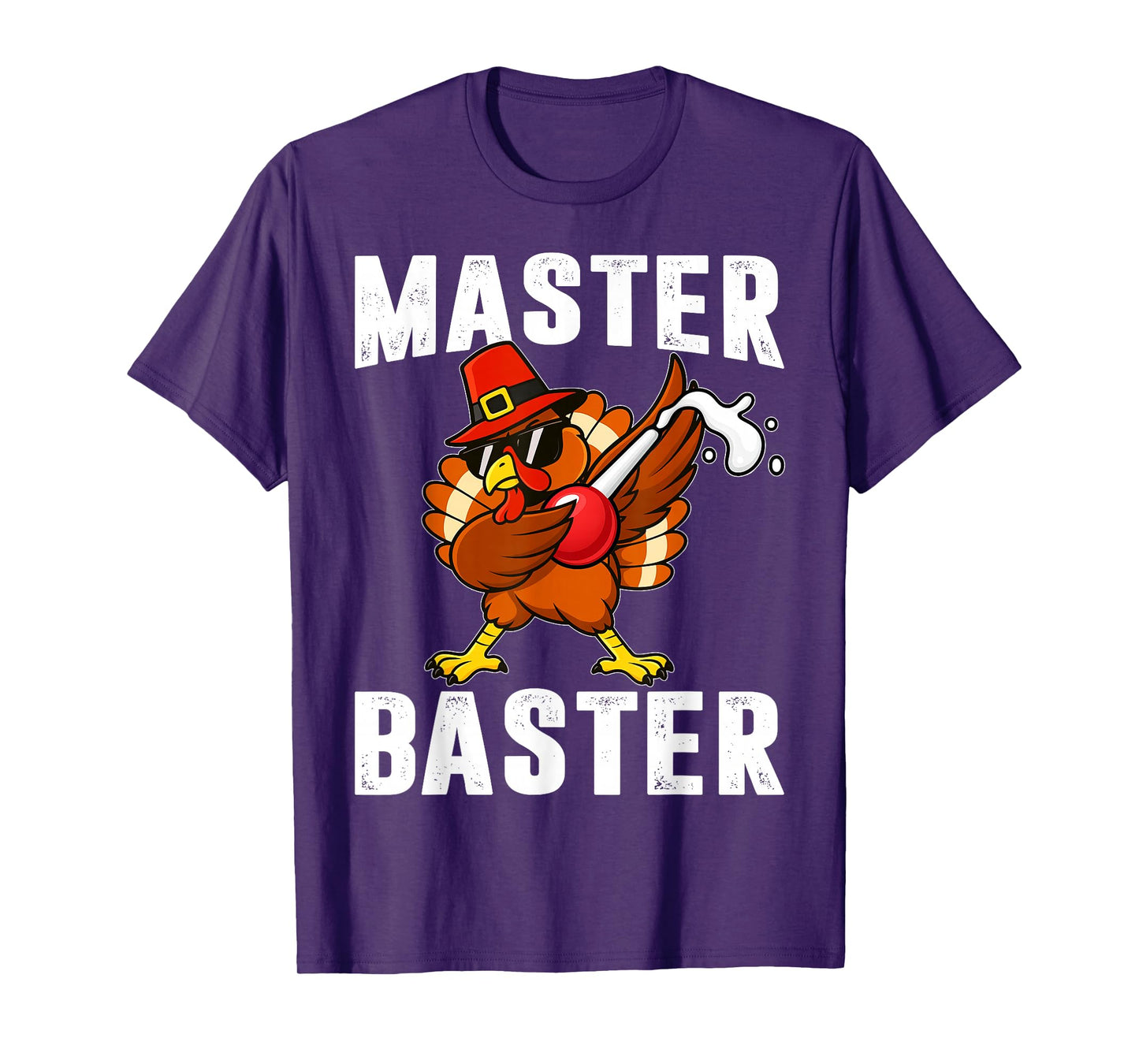 Master Baster Vintage Cool Dabbing Turkey Thanksgiving Men T-Shirt