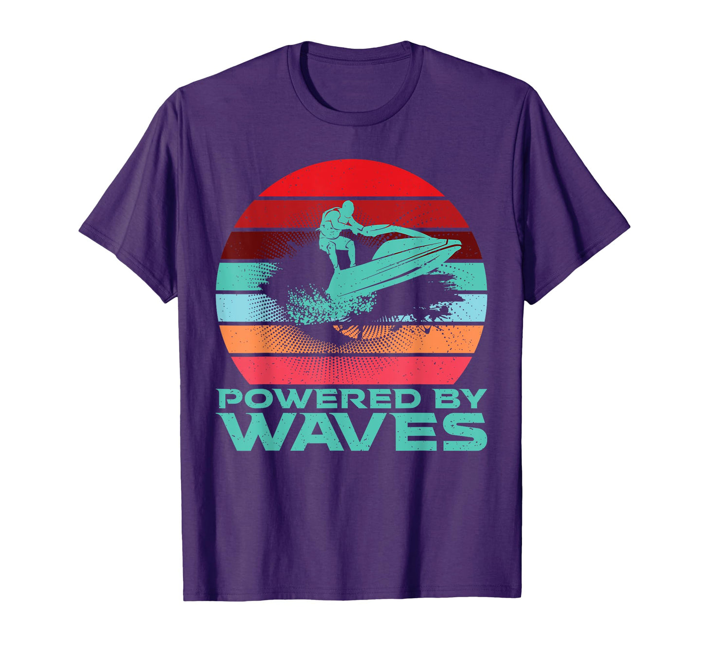 Powered by Waves Jetski T-Shirt