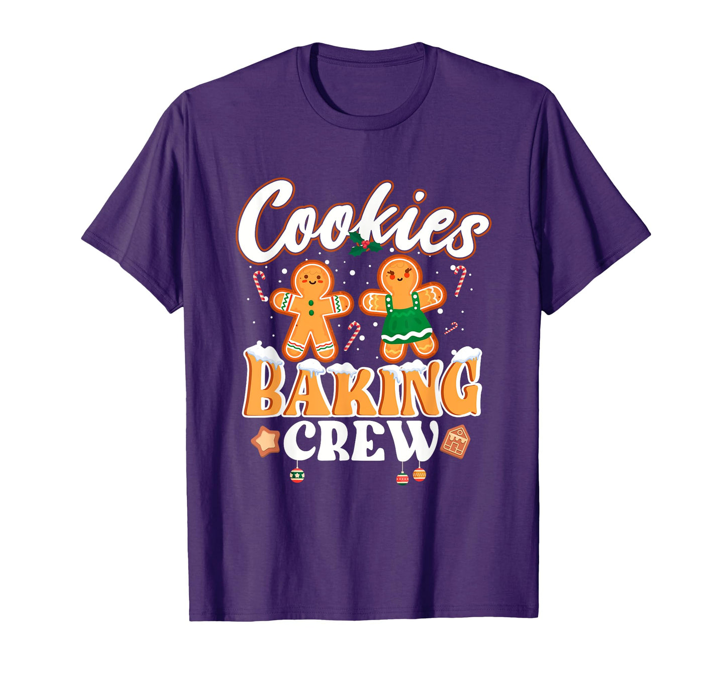 Christmas Cookie Baking Crew Family Matching Baking Team T-Shirt