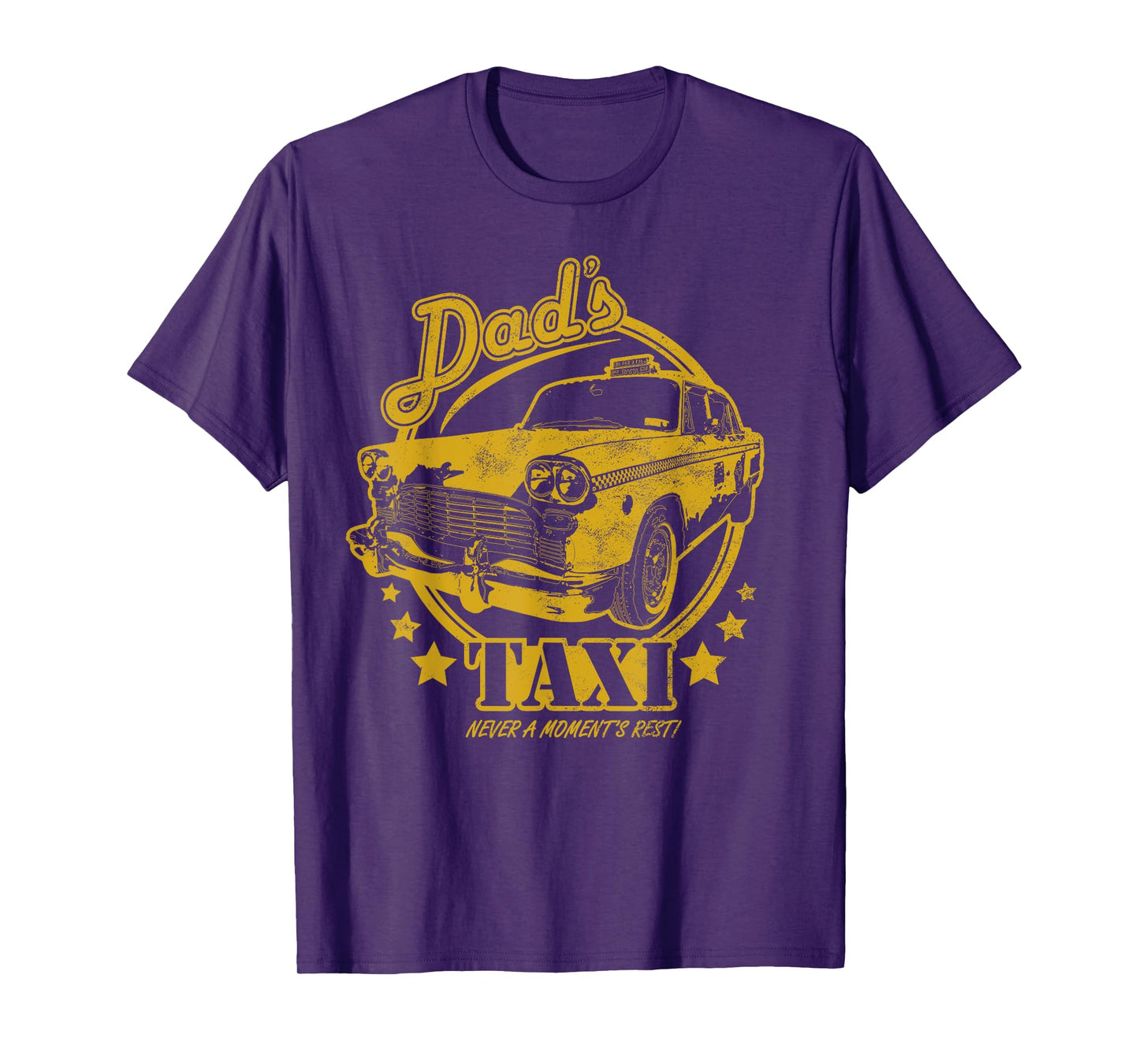 Dad's Taxi - Funny Yellow Taxi Cab T-Shirt