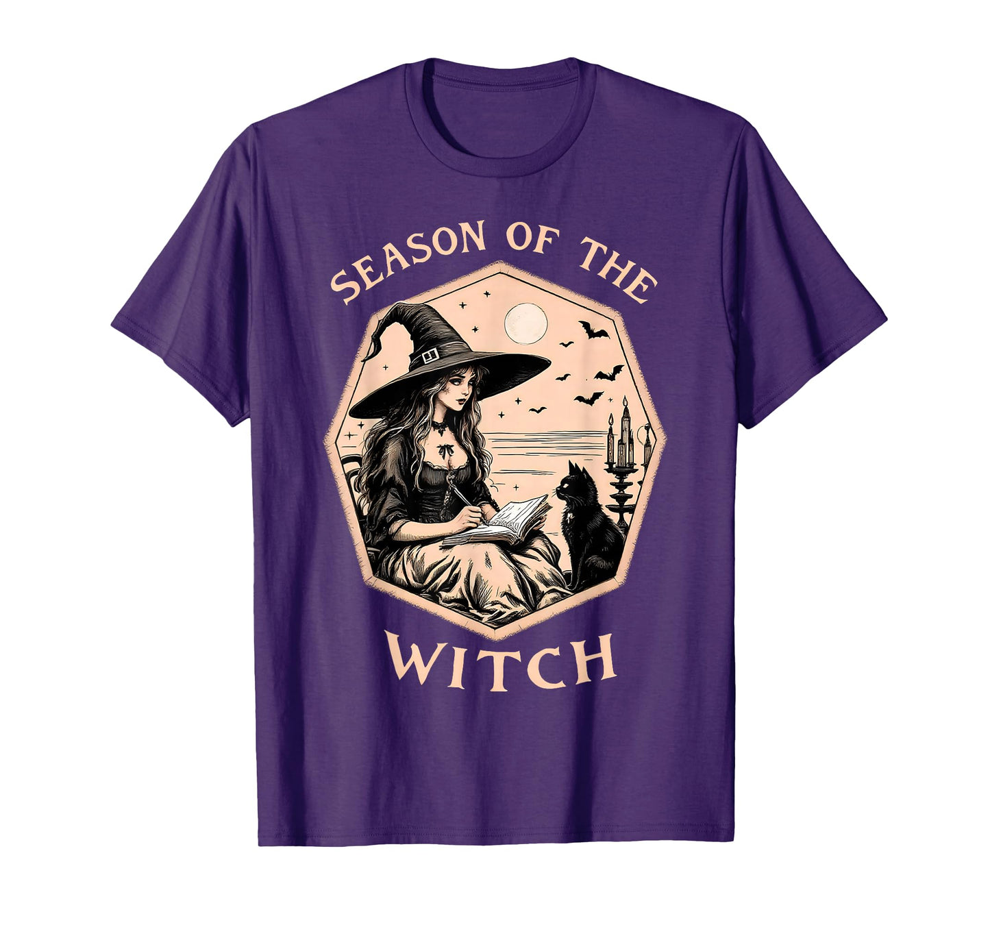 Season of The Witch Halloween Gothic Vintage Party Costume T-Shirt