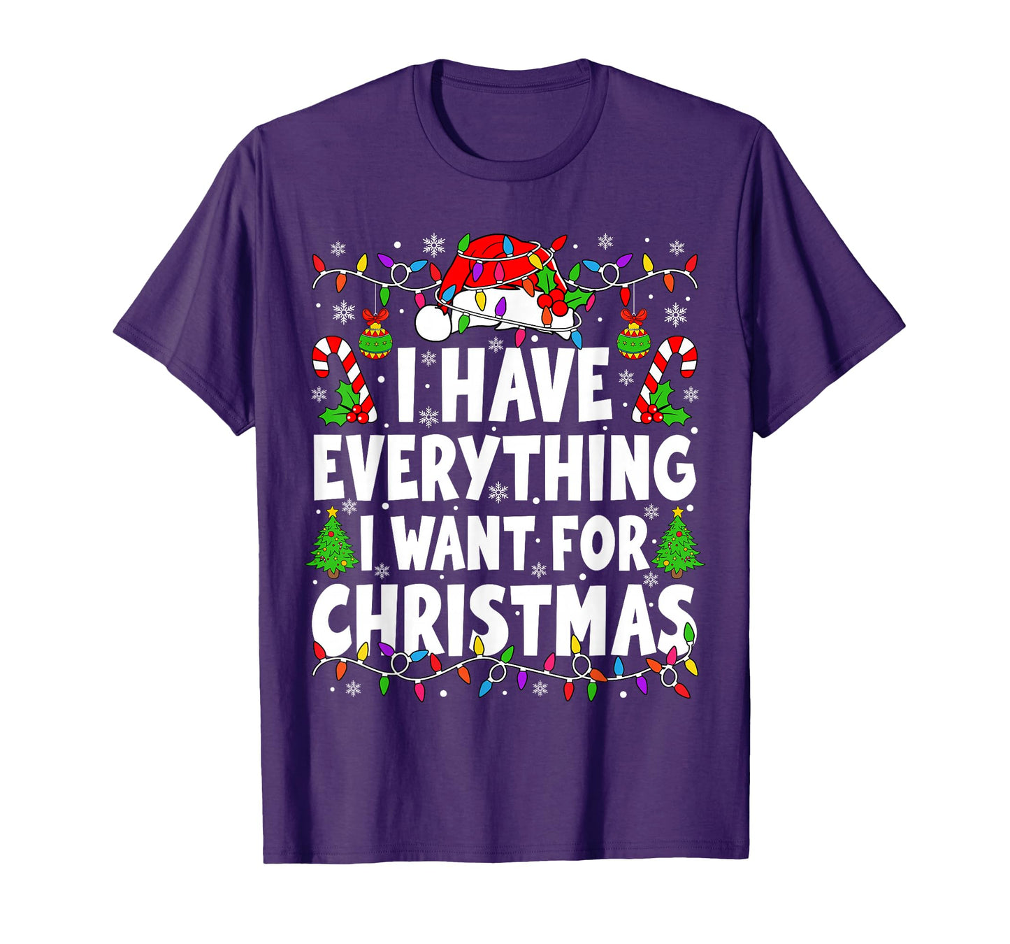 I Have Everything I Want for Christmas Its Me I'm Everything T-Shirt