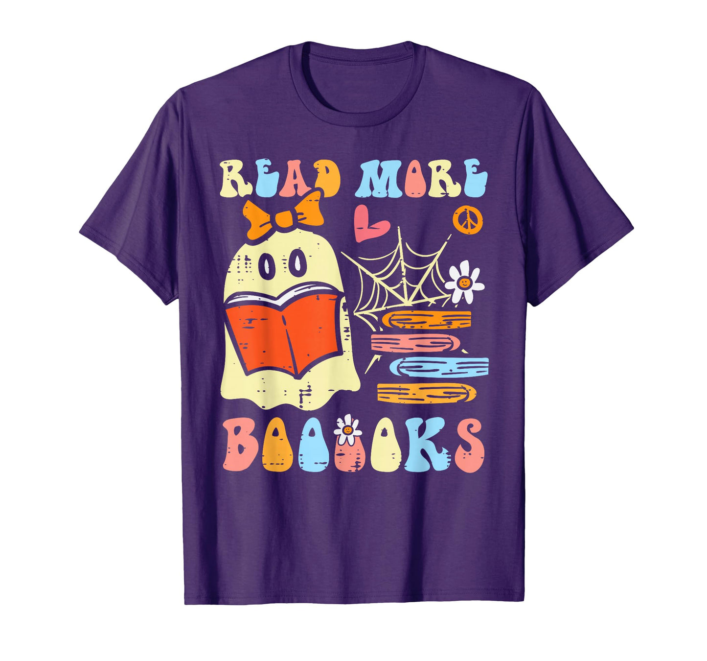 Halloween Teacher Read More Books Librarian Costume Women T-Shirt