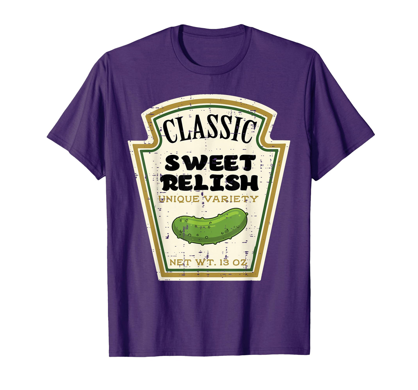 Halloween Pickle Sweet Relish Condiment Costume Men Women T-Shirt