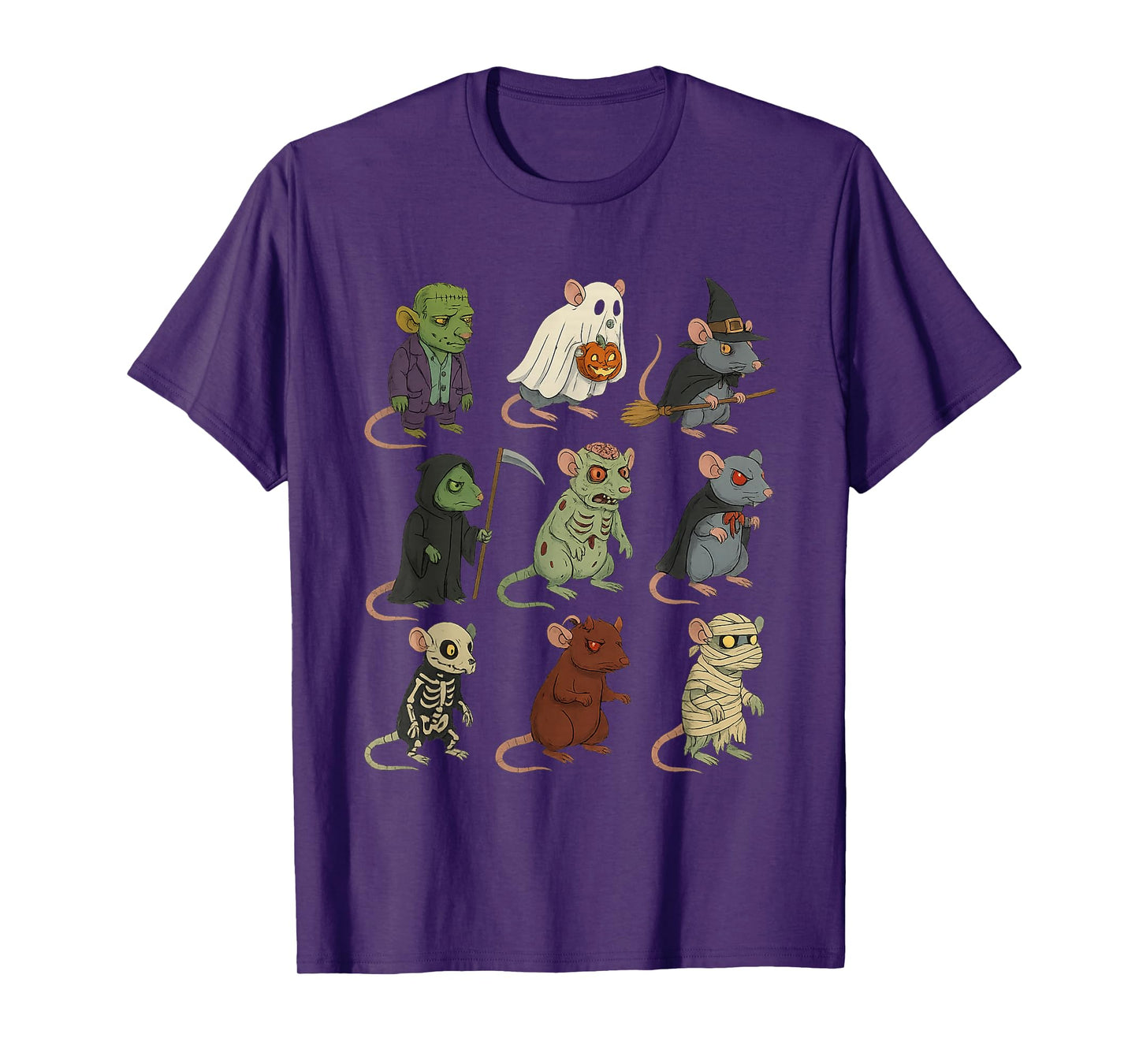 Rat Spooky Witch Boo Zombie Halloween Boys & Girls T-Shirt