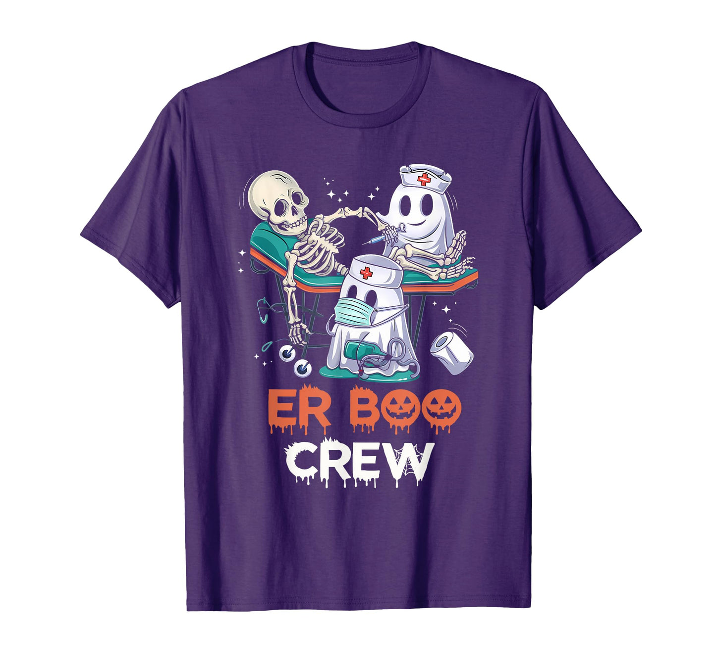 ER nurse shirt halloween ER boo crew Emergency Department T-Shirt