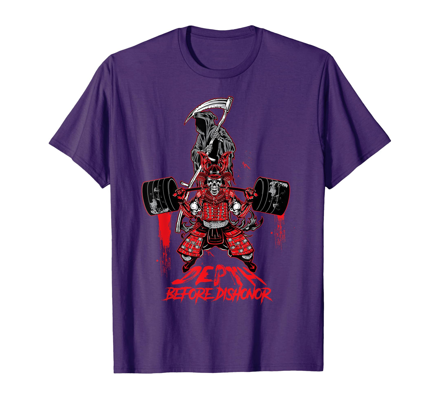 Leg Day Legends : Samurai Squats Barbell with Death T Shirt T-Shirt