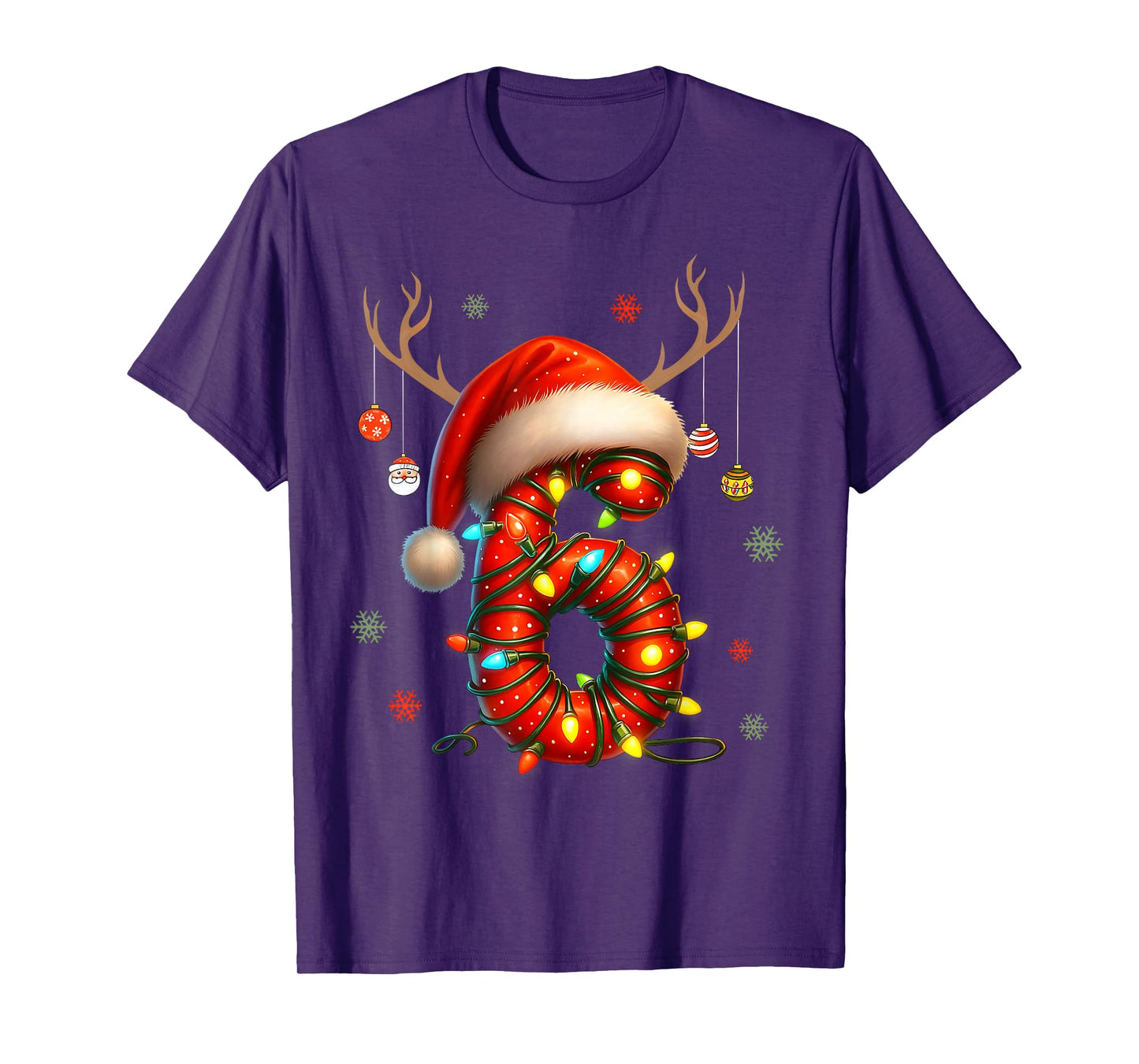6 7 Six Seven Gen Z Alpha Merry Christmas Holiday Couples T-Shirt