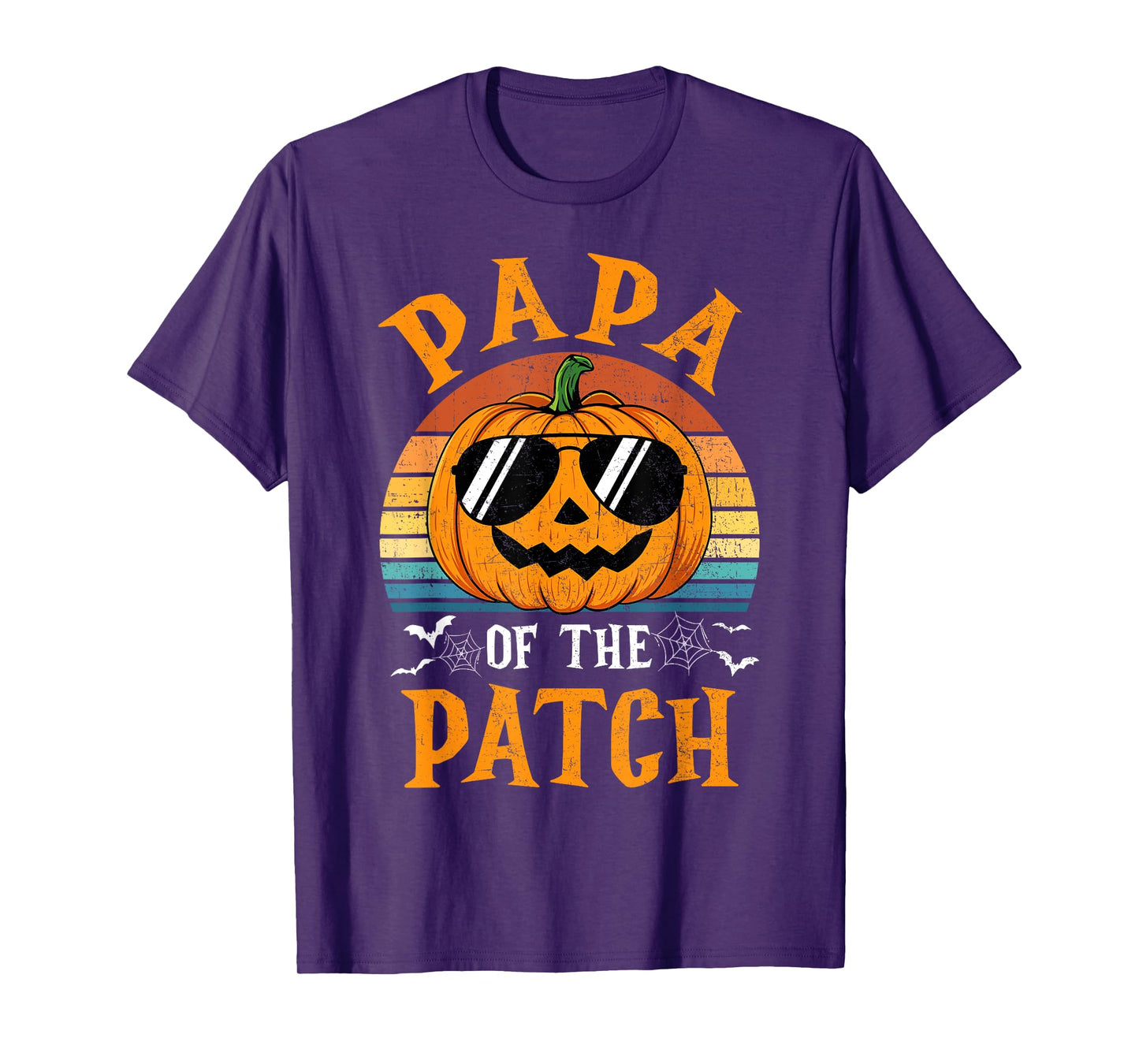 Pumpkin Papa Of The Patch Halloween Costume Family T-Shirt