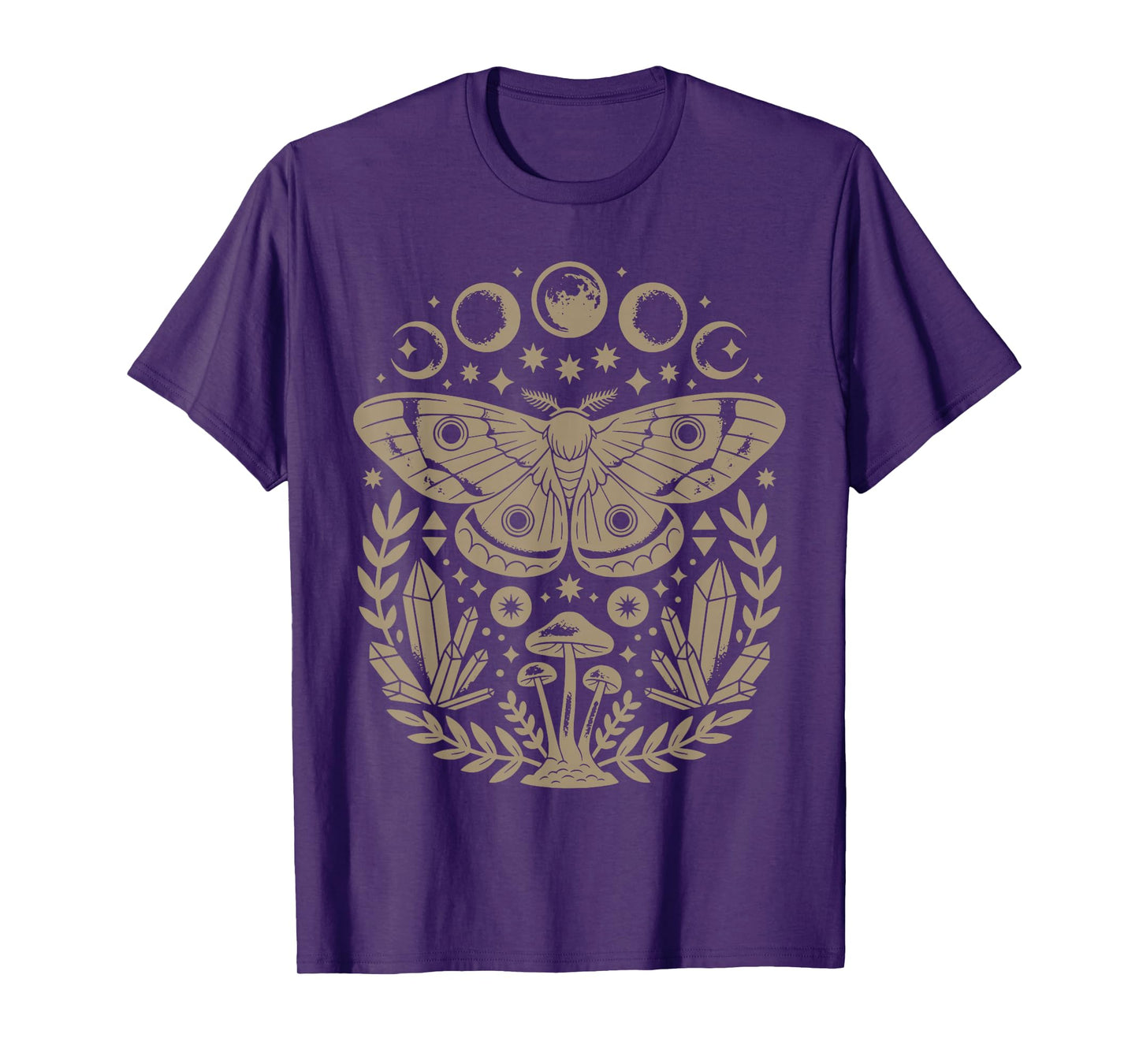 Cute Fairycore Moth Grunge Aesthetic Floral for Girls Women T-Shirt