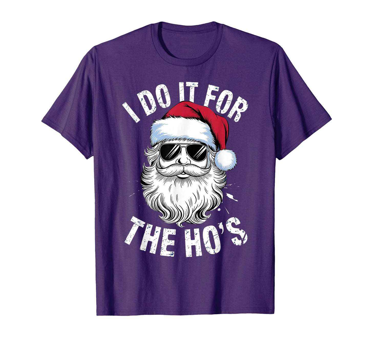 I Do It for The Ho’s Humor Santa Claus Matching Outfit T-Shirt
