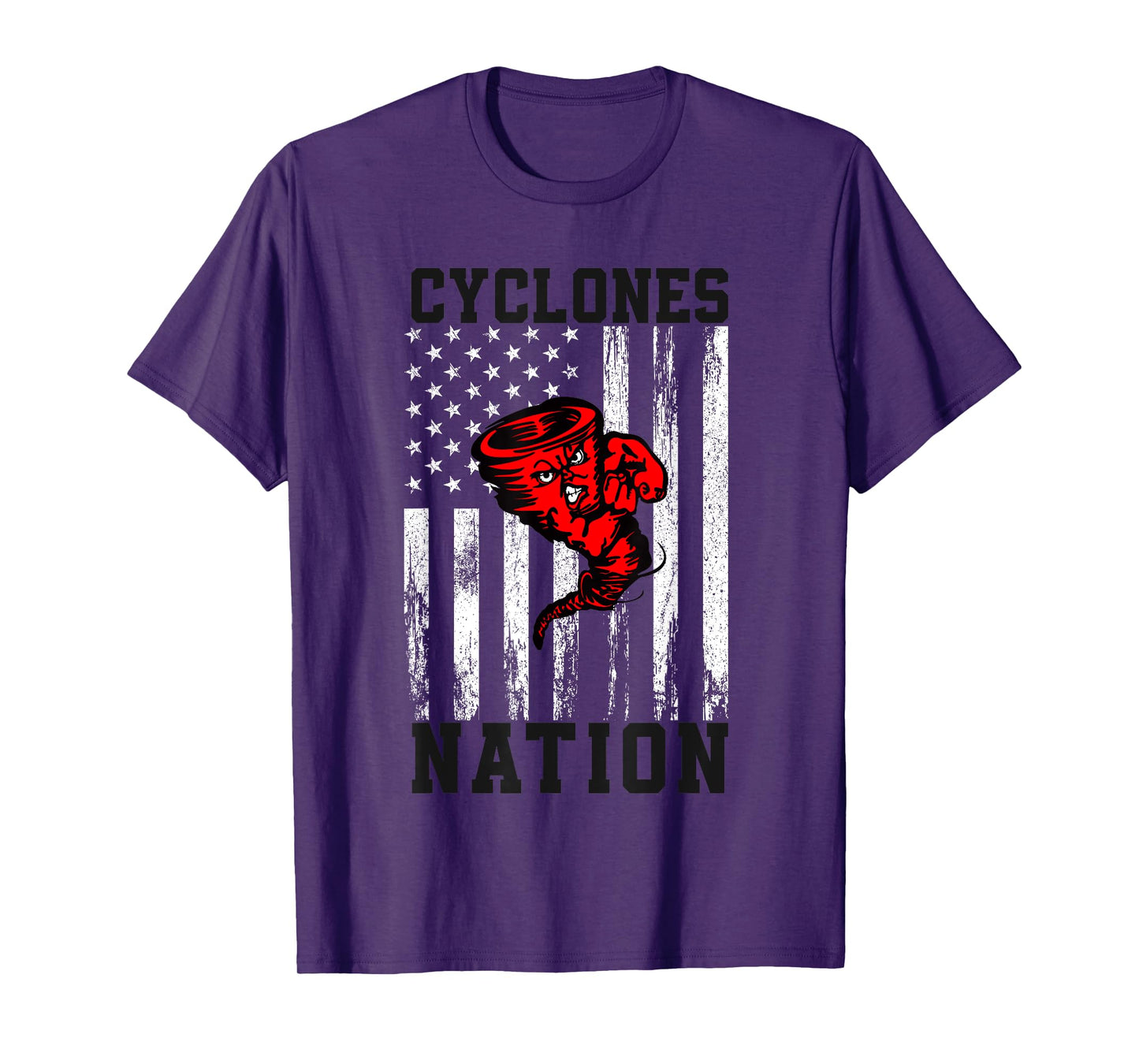 Harlan Community Cyclones Logo Nation HS T-Shirt