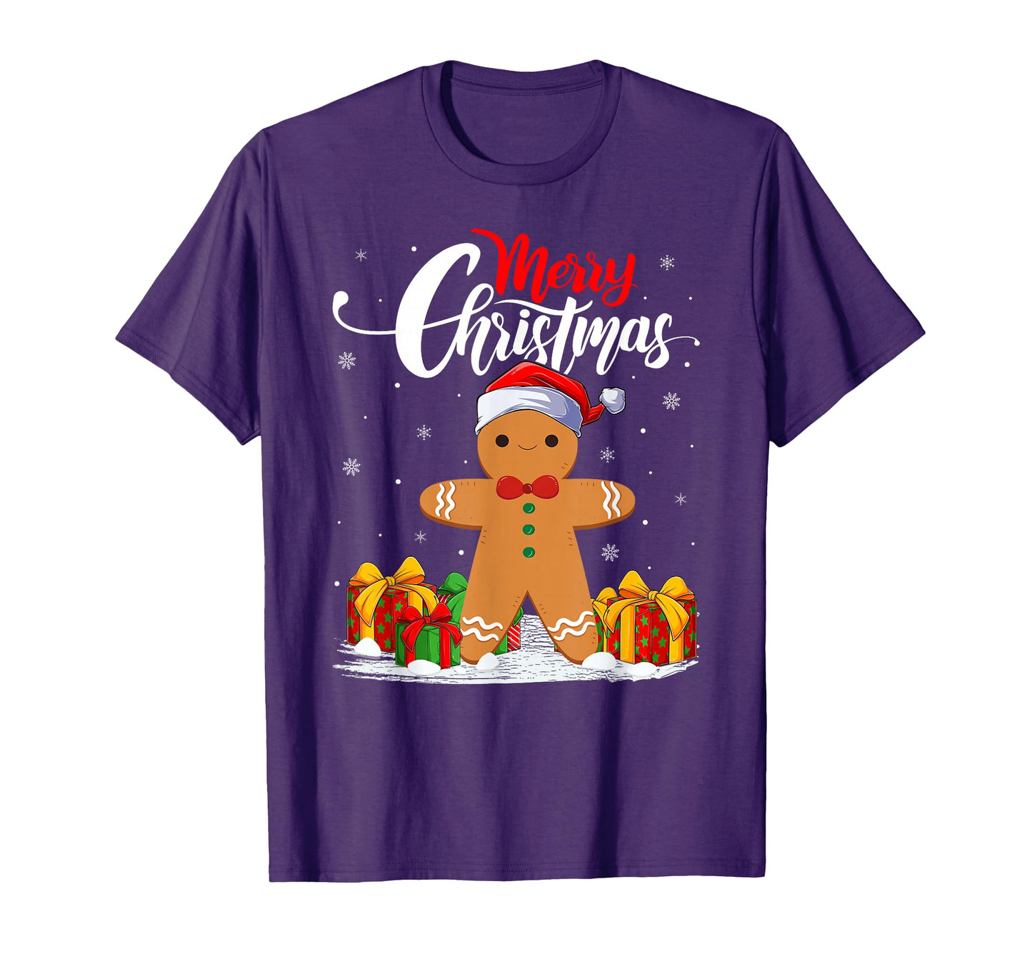 Merry Christmas Gingerbread Cookie Baking Team Xmas T-Shirt