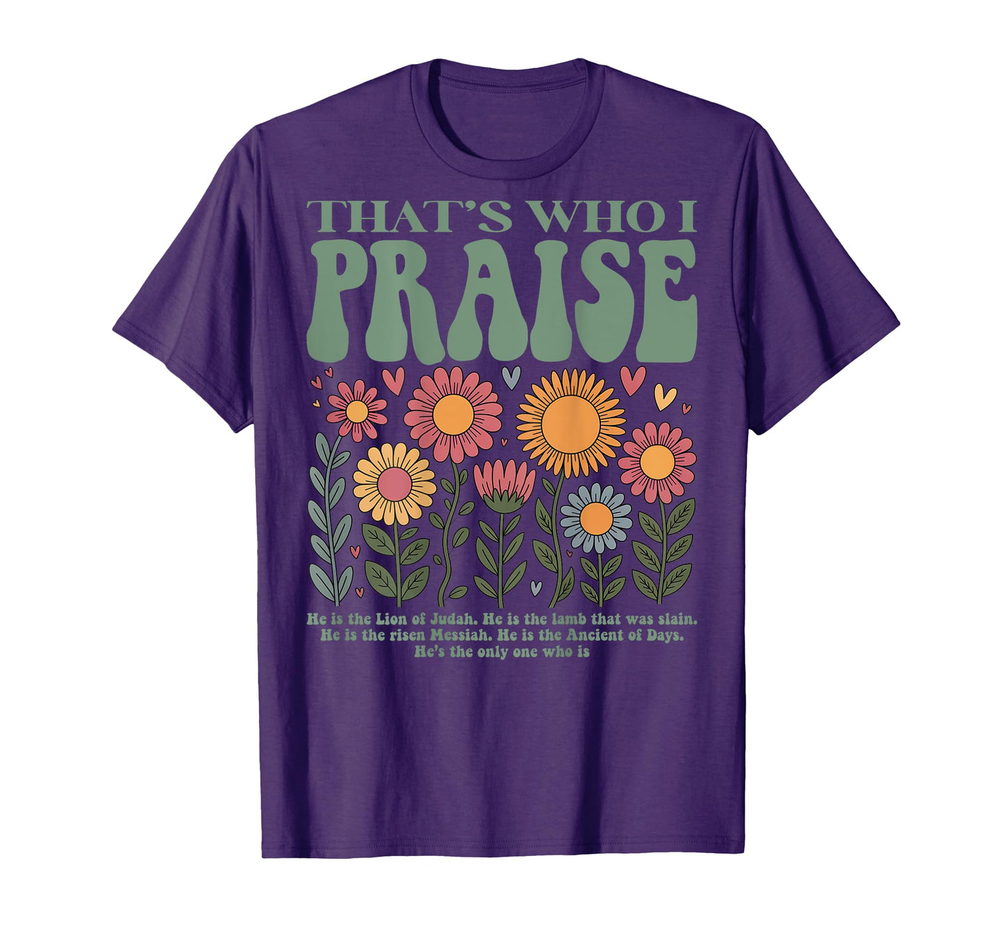 Brandon That's Who I Praise Jesus Christian Lake Merch T-Shirt