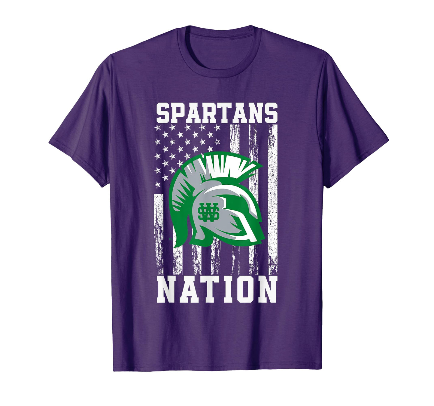 White Station Spartans Logo Nation HS T-Shirt