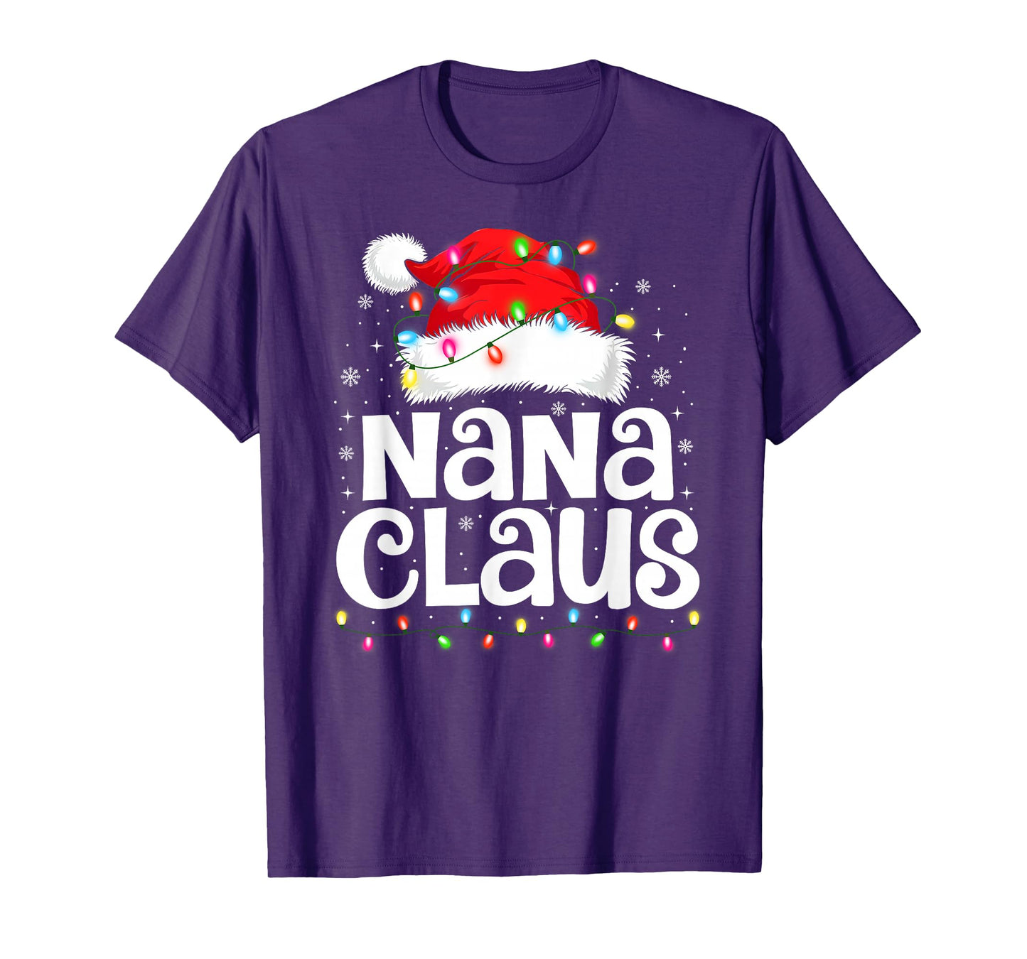 Nana Claus Matching Family Christmas Funny Xmas Pajamas T-Shirt