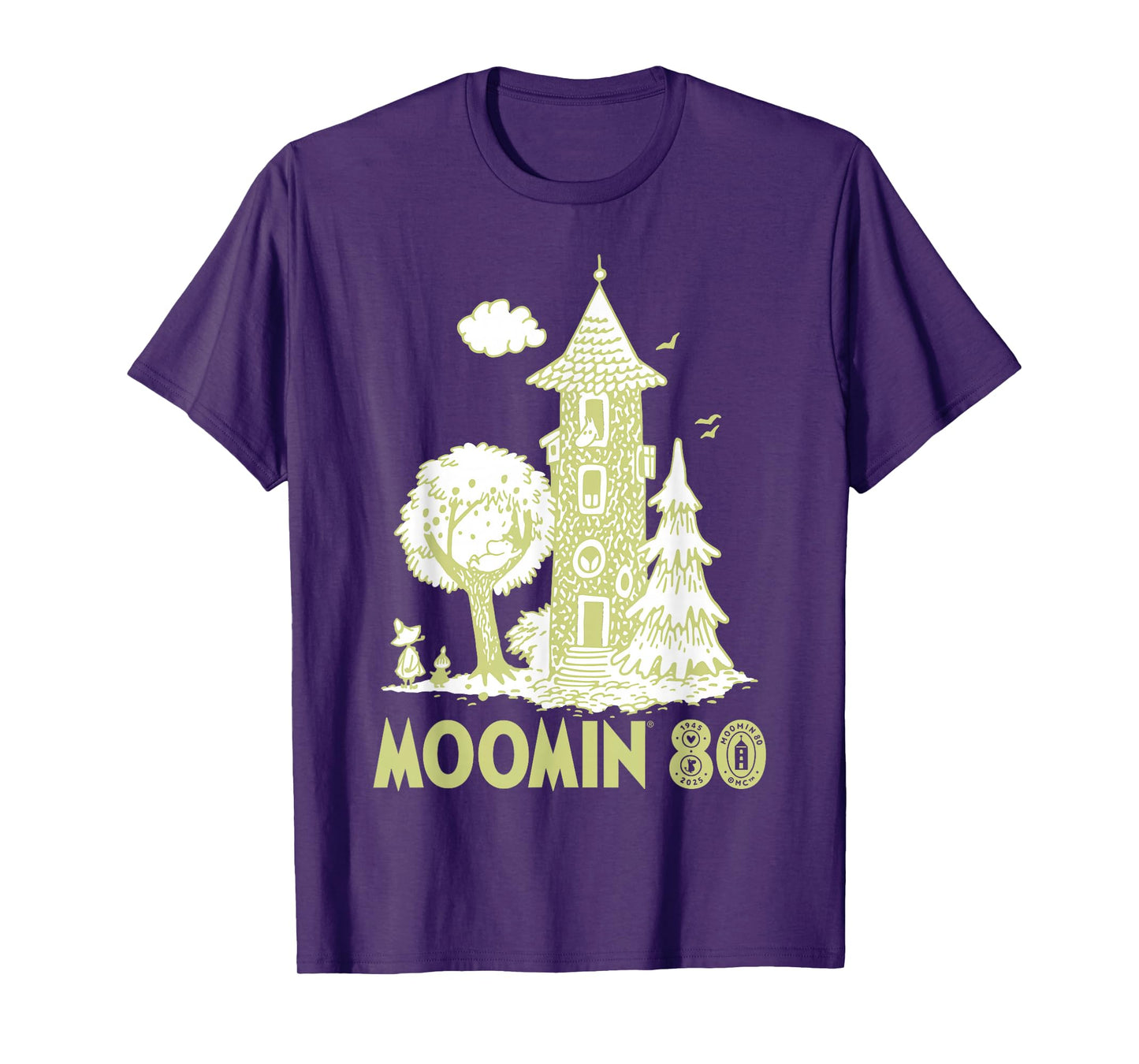 Moomin 80th Anniversary Moomin House Scene T-Shirt