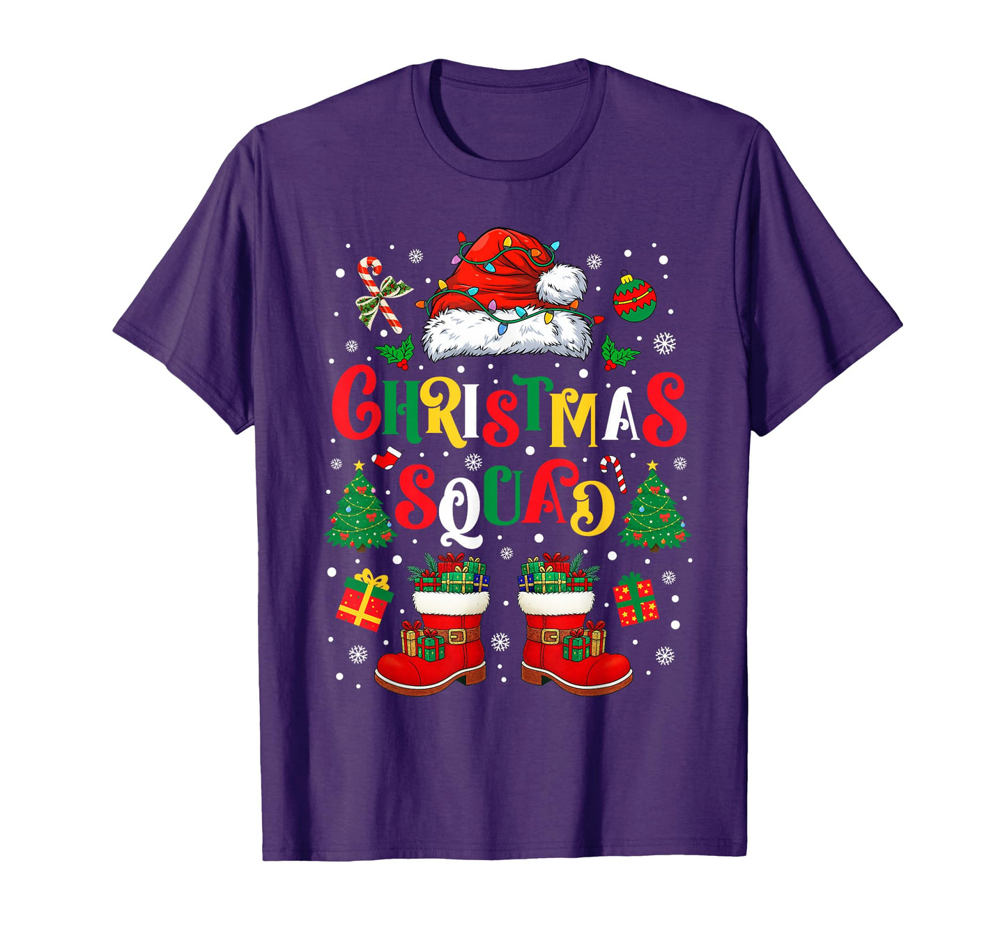Christmas Squad Xmas PJ Christmas Pajamas Family Kids Friend T-Shirt