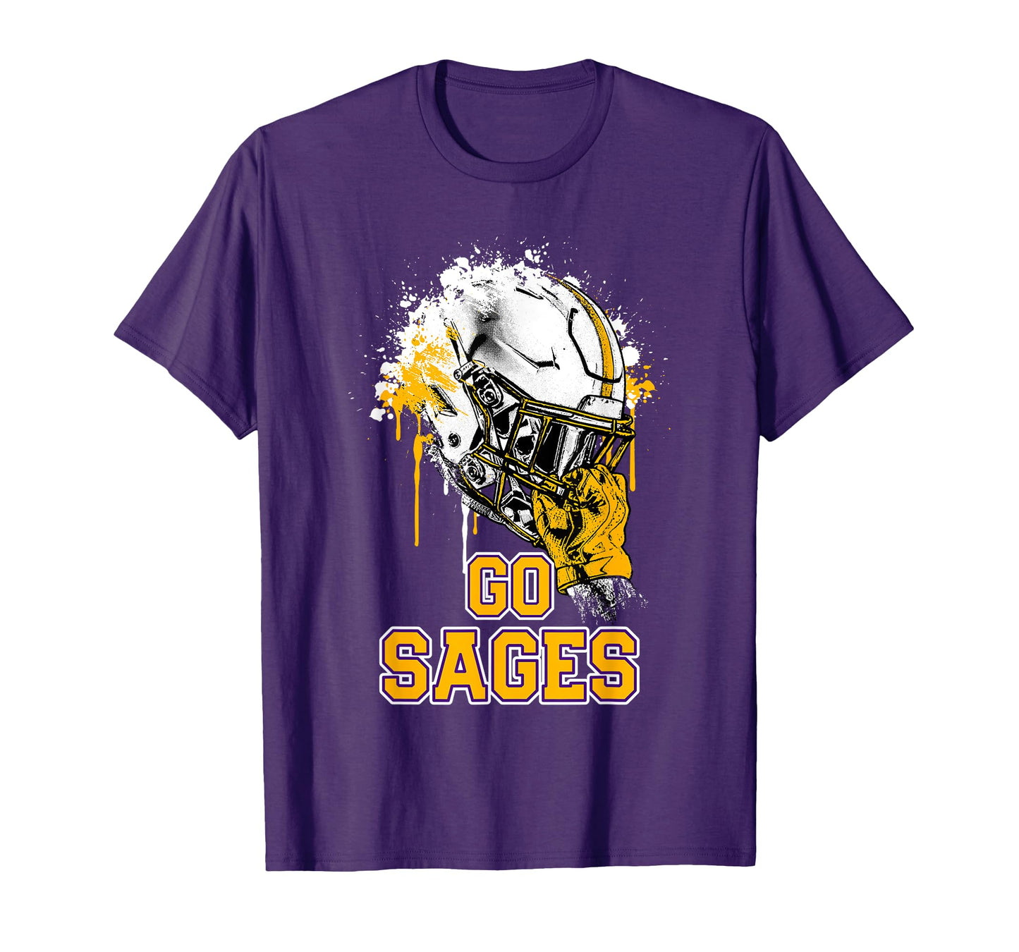 Monticello Sages Rising Helmet GO! T-Shirt
