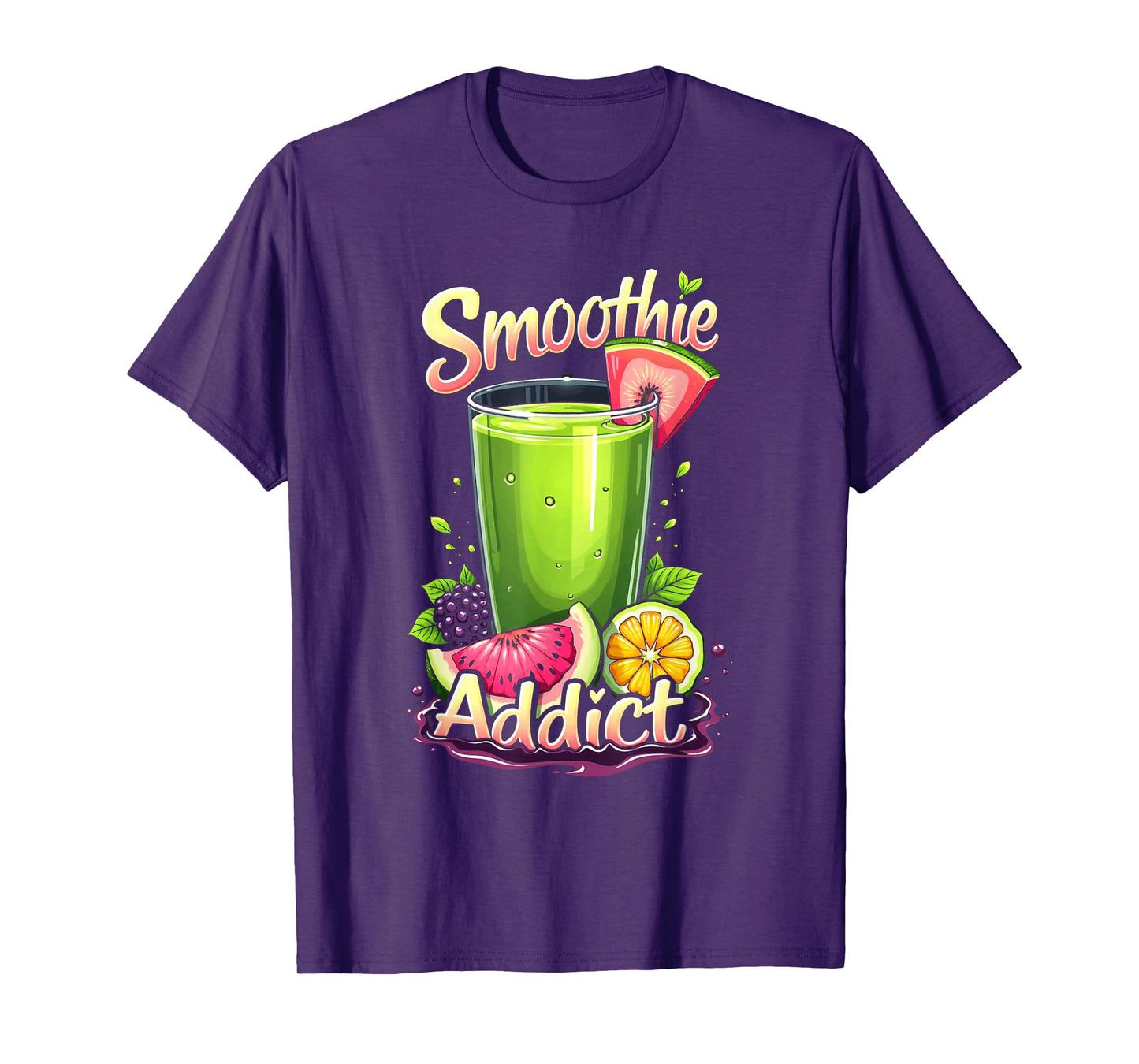 Smoothie Addict Health Drink Vegan Life T-Shirt