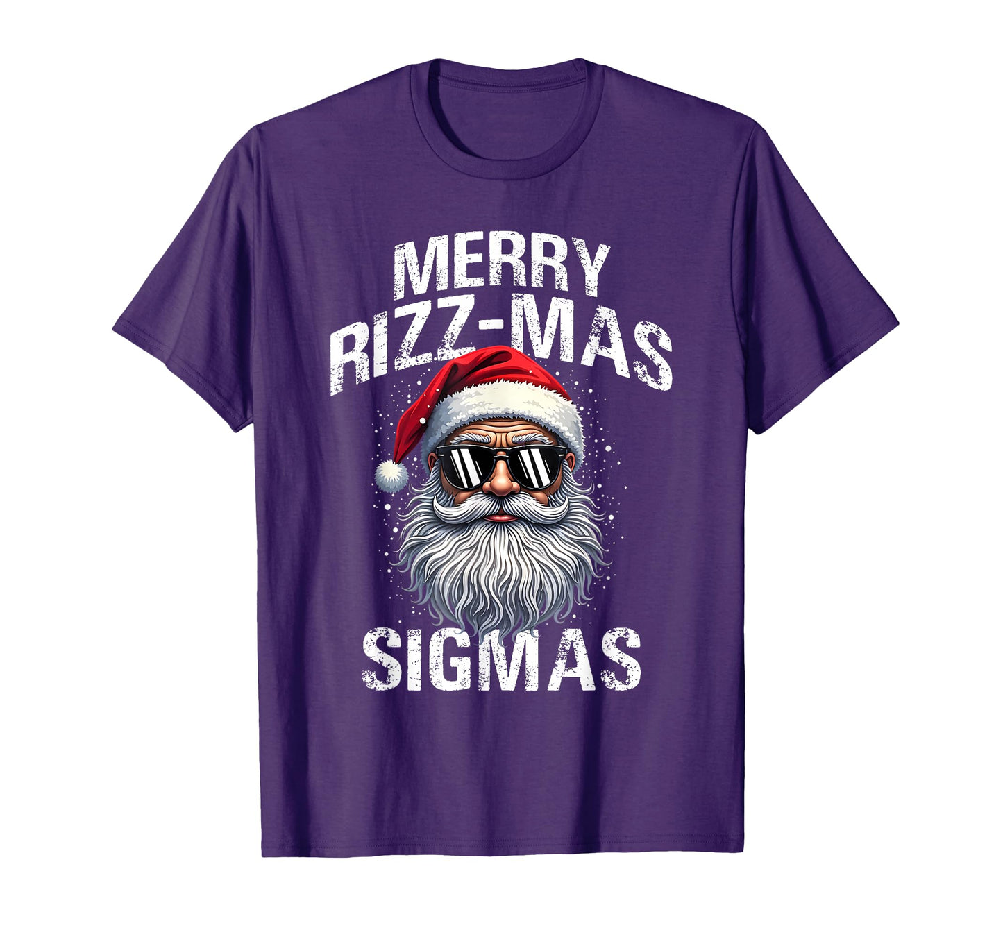 Merry Rizzmas Sigmas - Gen Alpha Funny Christmas Santa Claus T-Shirt