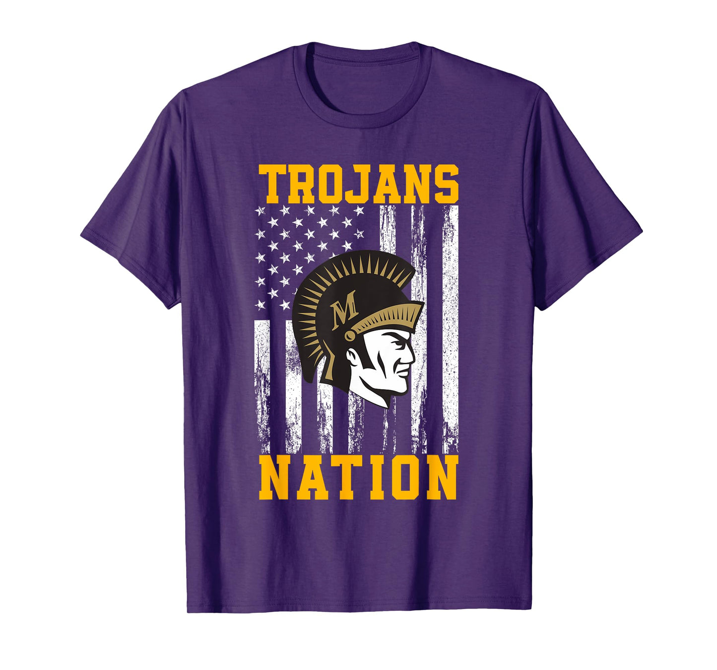Millington Central Trojans Logo Nation HS T-Shirt