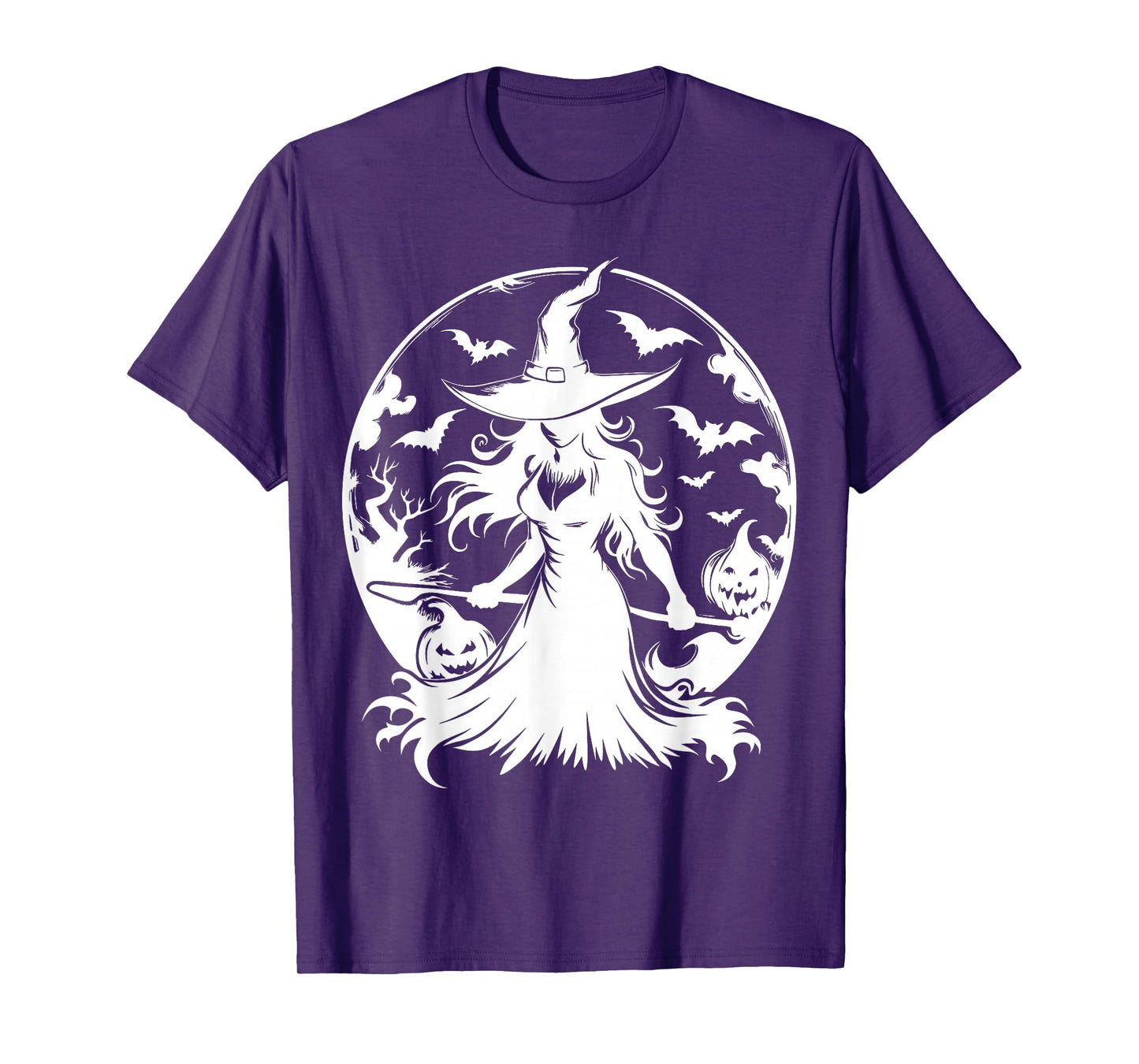 Pumpkin Halloween Spooky Witch T-Shirt