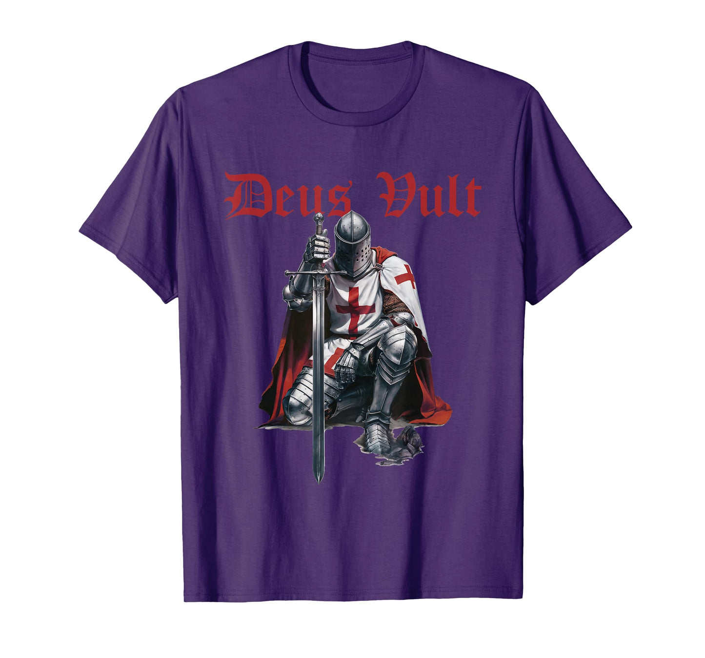 Deus Vult Knights Templar Crusades T-Shirt