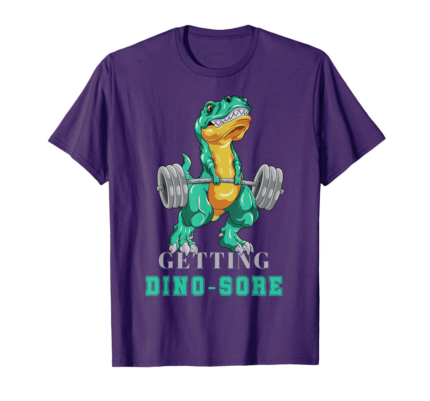 Getting Dino-Sore Gym Dinosaur T Rex Workout T-Shirt