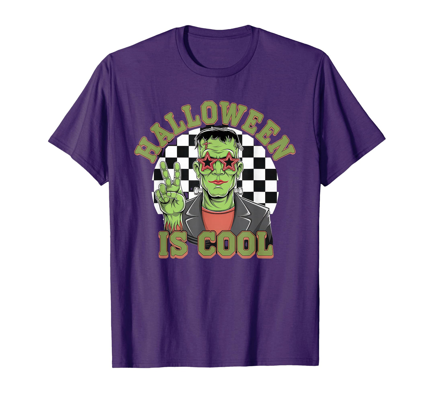 Halloween is Cool Tshirt Women Men Frankenstein Monster T-Shirt