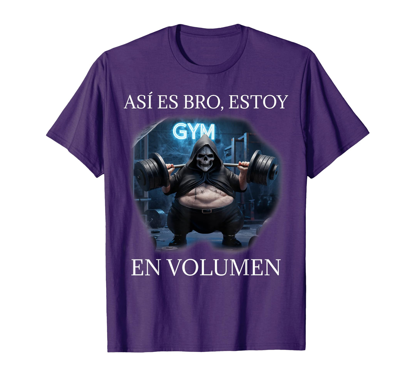 Asi es bro estoy en volumen: Calacas chidas gym T-Shirt